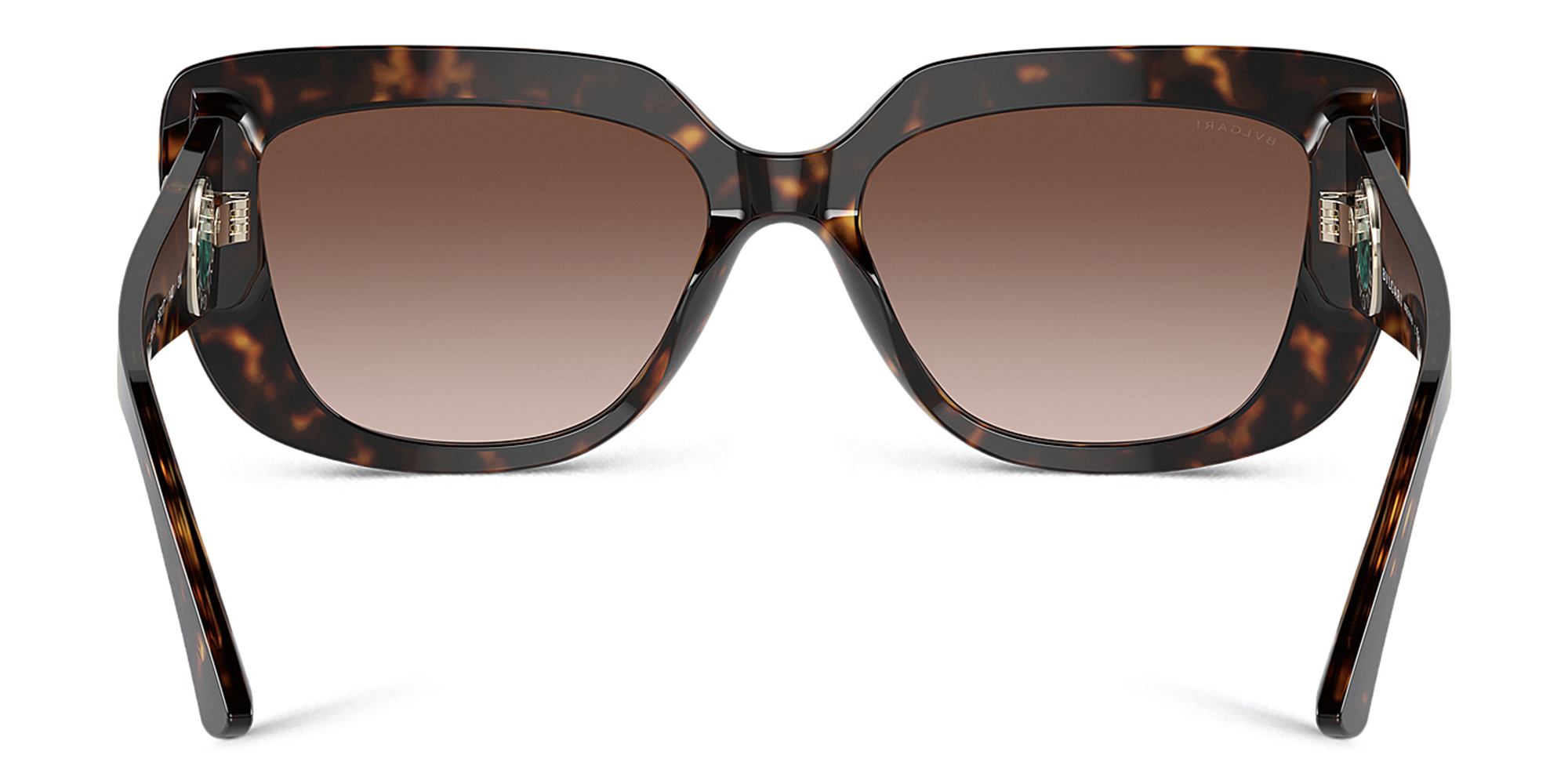 تسوق نظارات شمسية مستطيلة بولغري بلون مموه أونلاين.