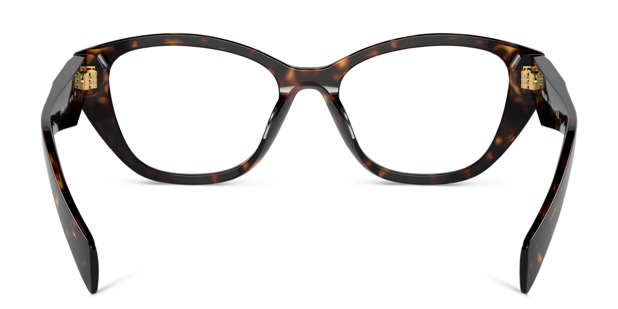 PRADA Logo Cat-Eye Eyeglasses in Tortoise – Product Photo 4