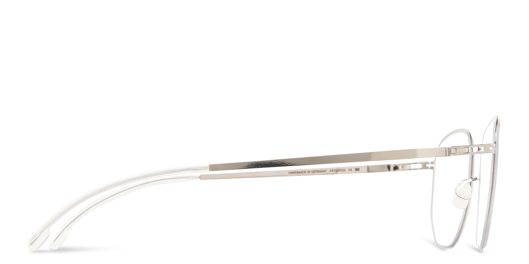 Shop MYKITA Ryker Unisex Round Eyeglasses in Silver online.