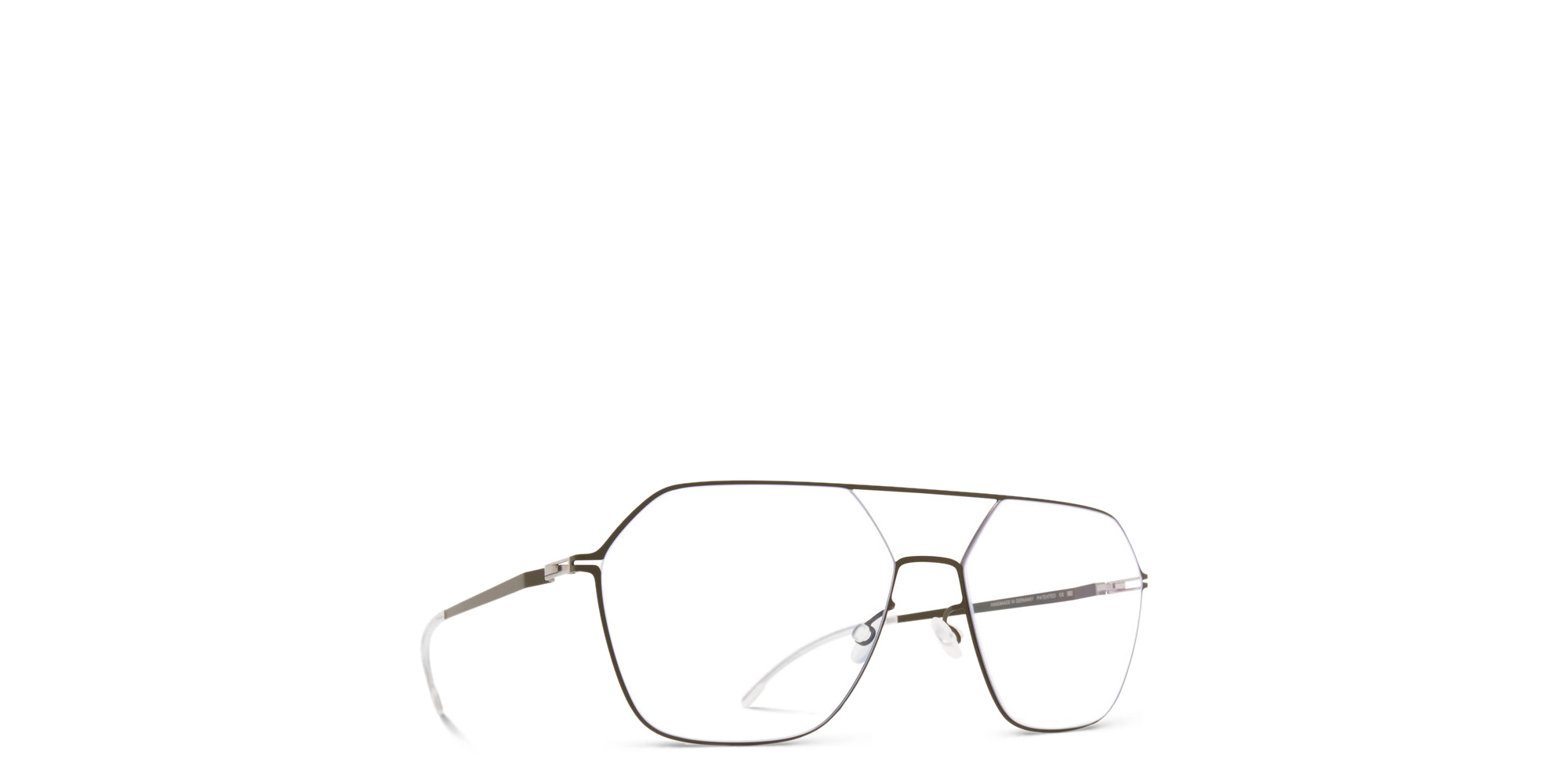 نظارات طبية جلفا طراز أفياتور للجنسين من ميكيتا بلون أخضر - صورة المنتج 2