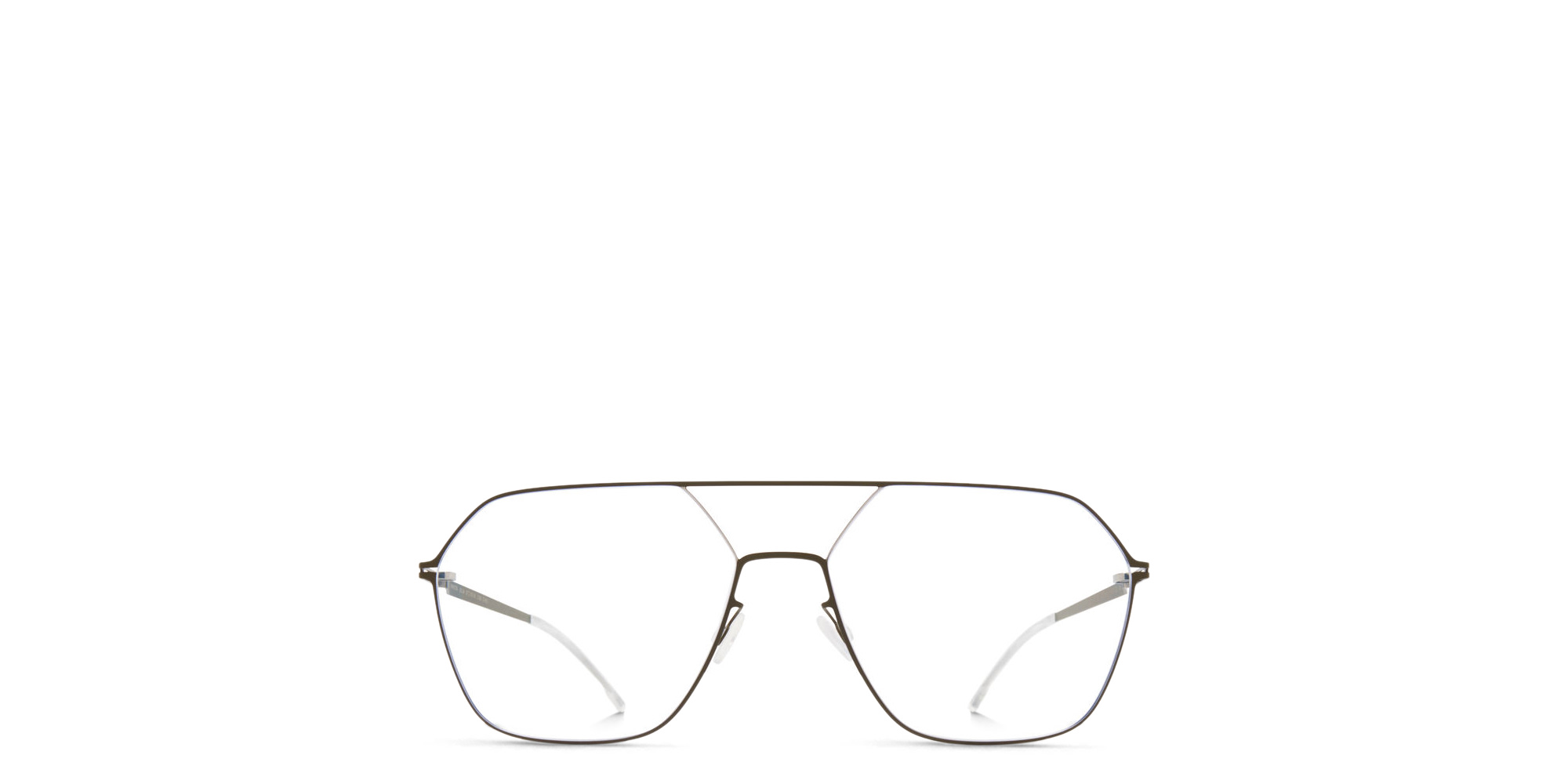 MYKITA Jelva Unisex Aviator Eyeglasses in Green – Product Photo 1