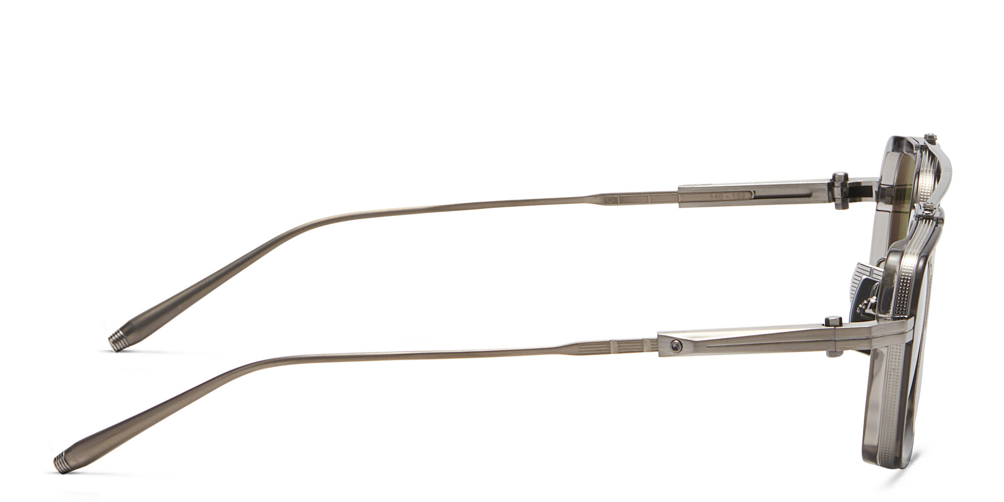 Shop AKONI Unisex Square Sunglasses in Black online.