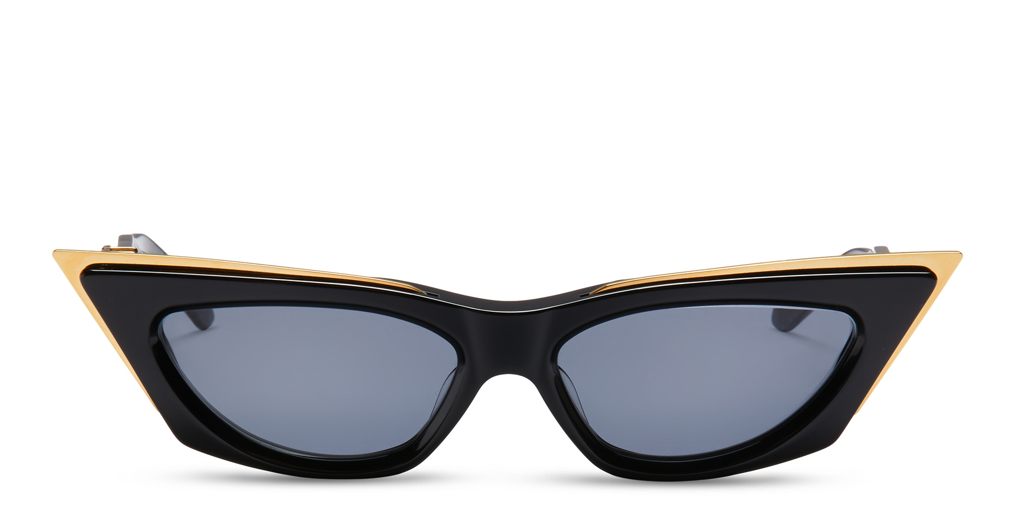 Shop VALENTINO Cat-Eye Sunglasses in Black online.