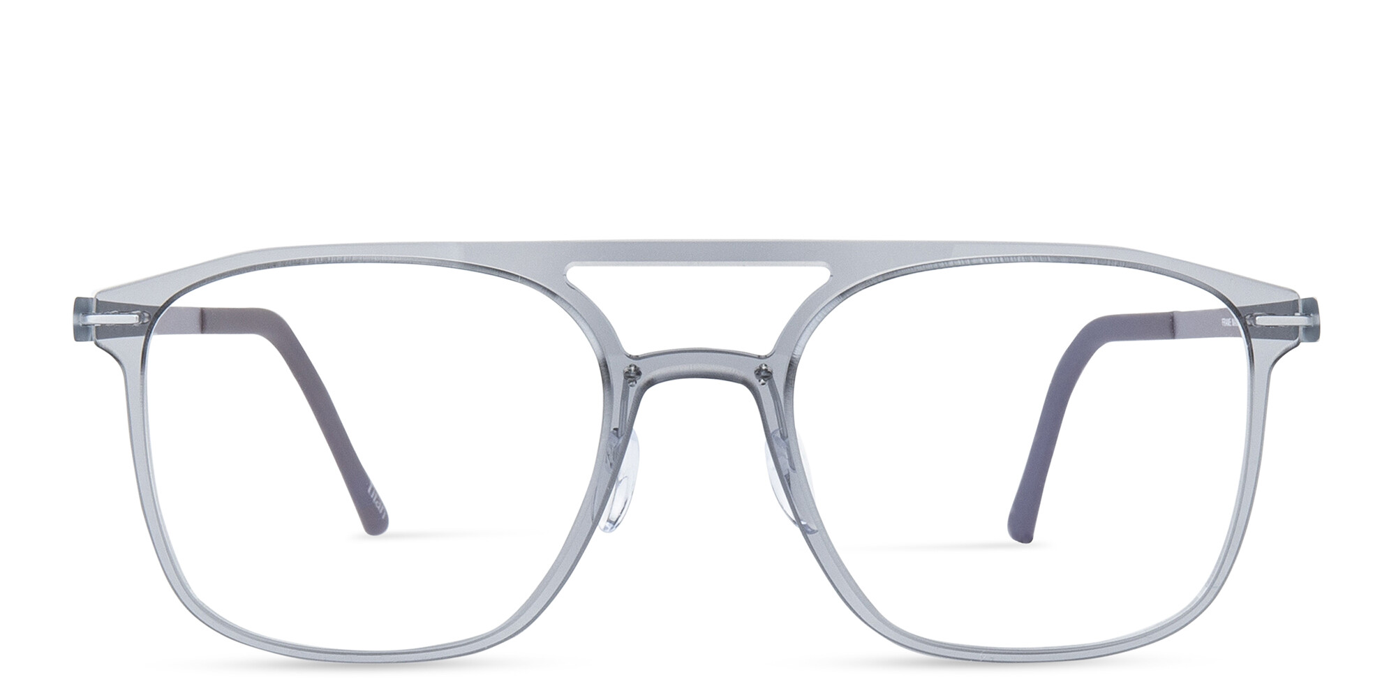 Silhouette Rectangle Eyeglasses in Grey – Product Photo 1