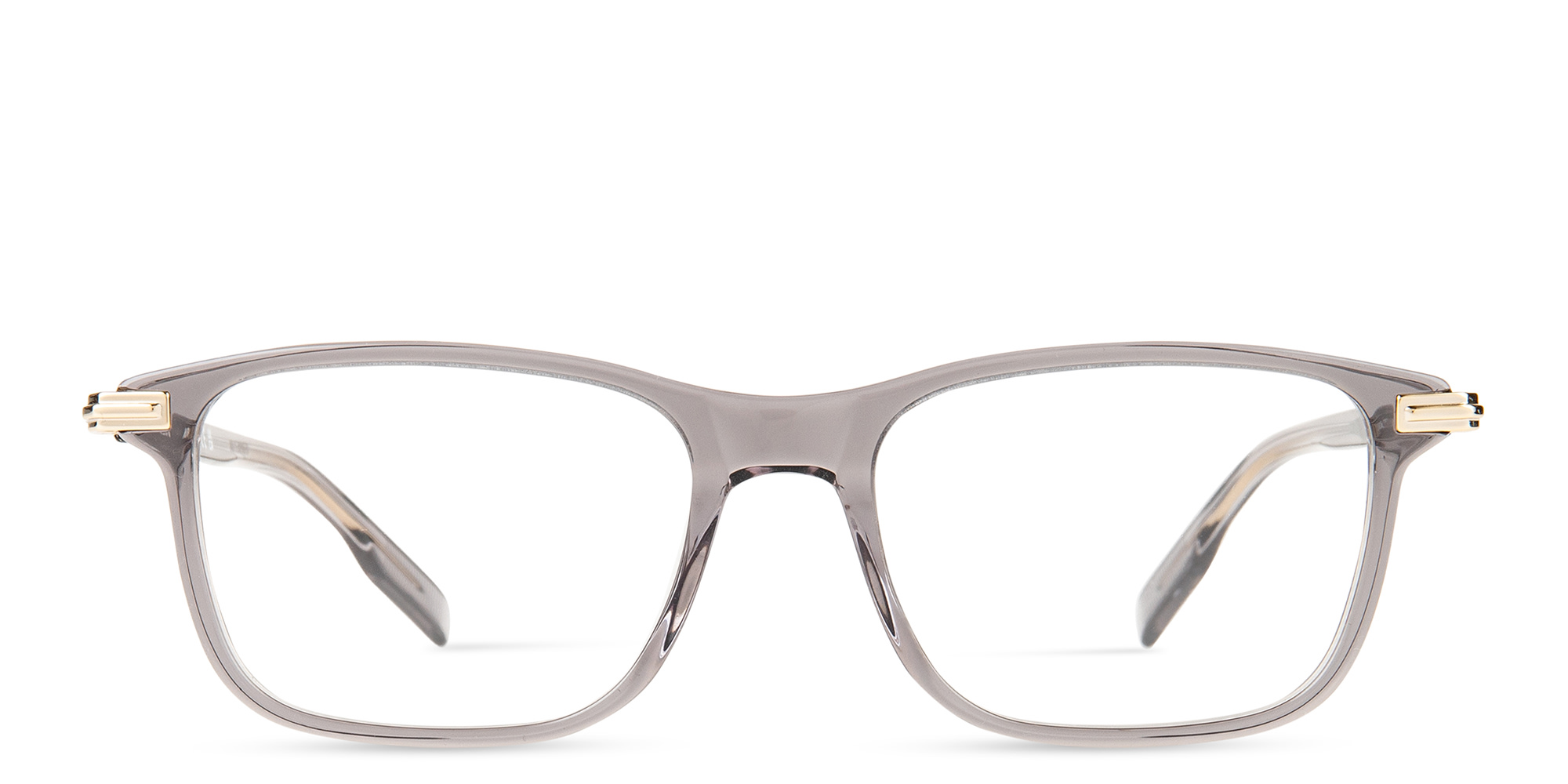 نظارات طبية مستطيلة من مونت بلانك بلون رمادي - صورة المنتج 1