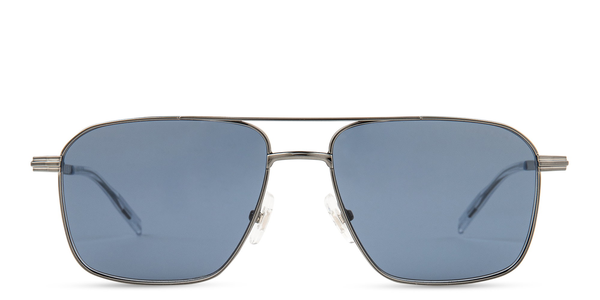 Shop MONTBLANC Pilot Sunglasses in Silver online.