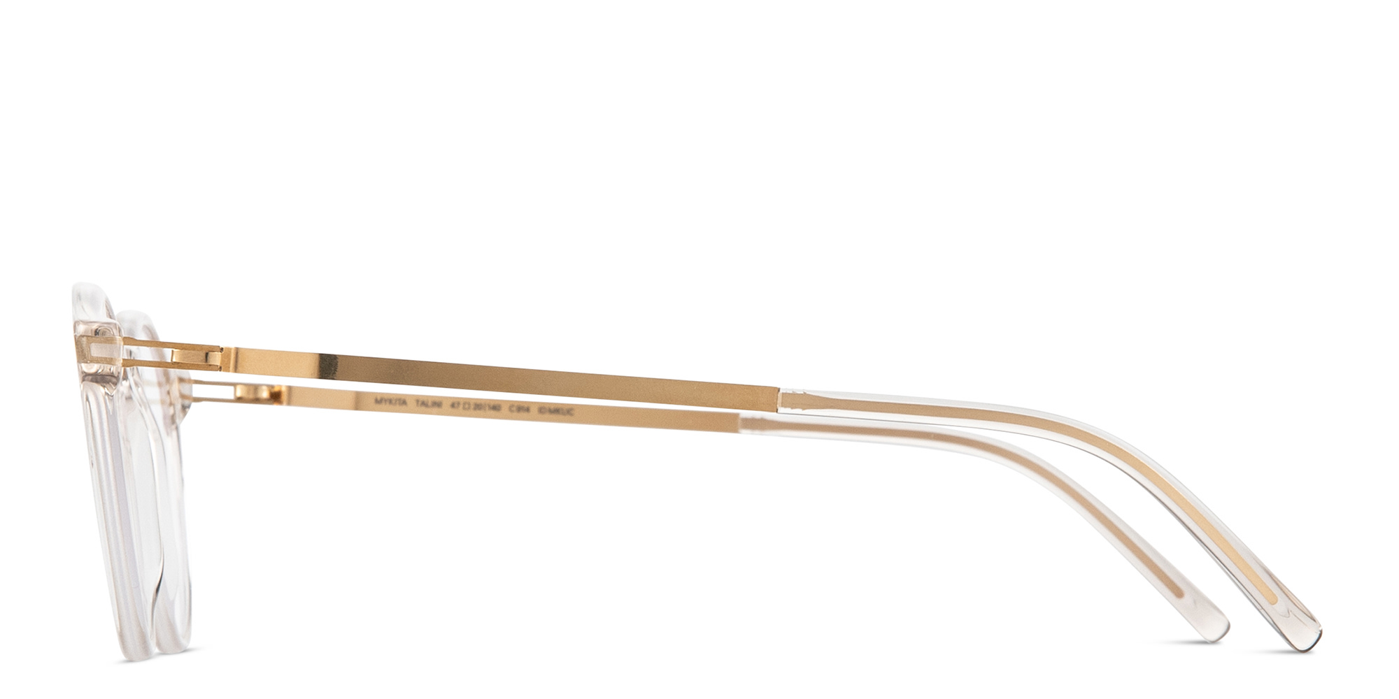 Shop MYKITA Talini Round Eyeglasses in Clear online.