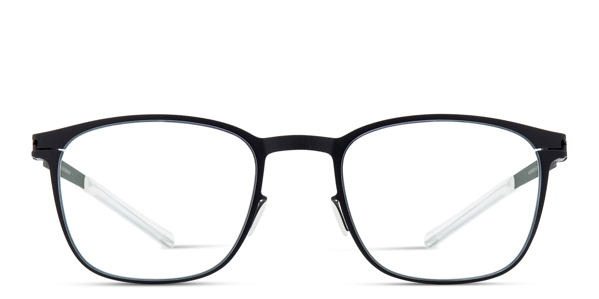 Shop MYKITA Aiden Unisex Square Eyeglasses in Black online.