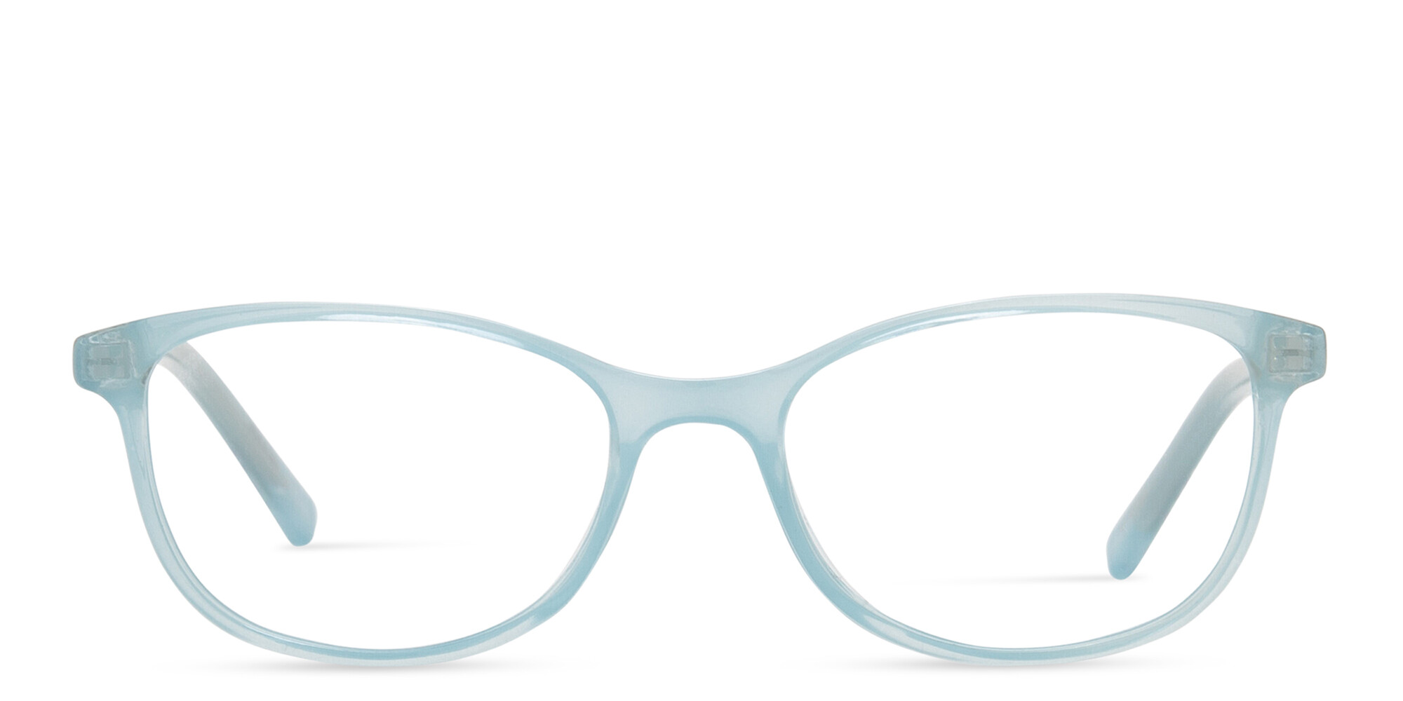EYE'M Disney Cinderella Kids Rectangle Eyeglasses in Blue – Product Photo 1