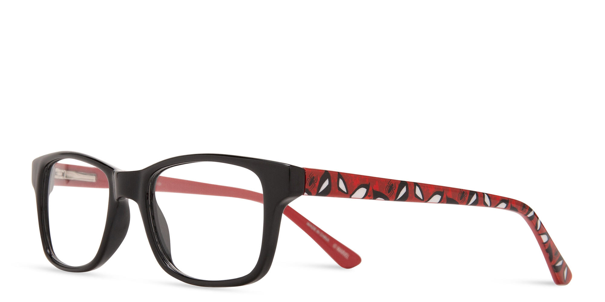 EYE'M Marvel Spiderman Kids Rectangle Eyeglasses in Black – Product Photo 2