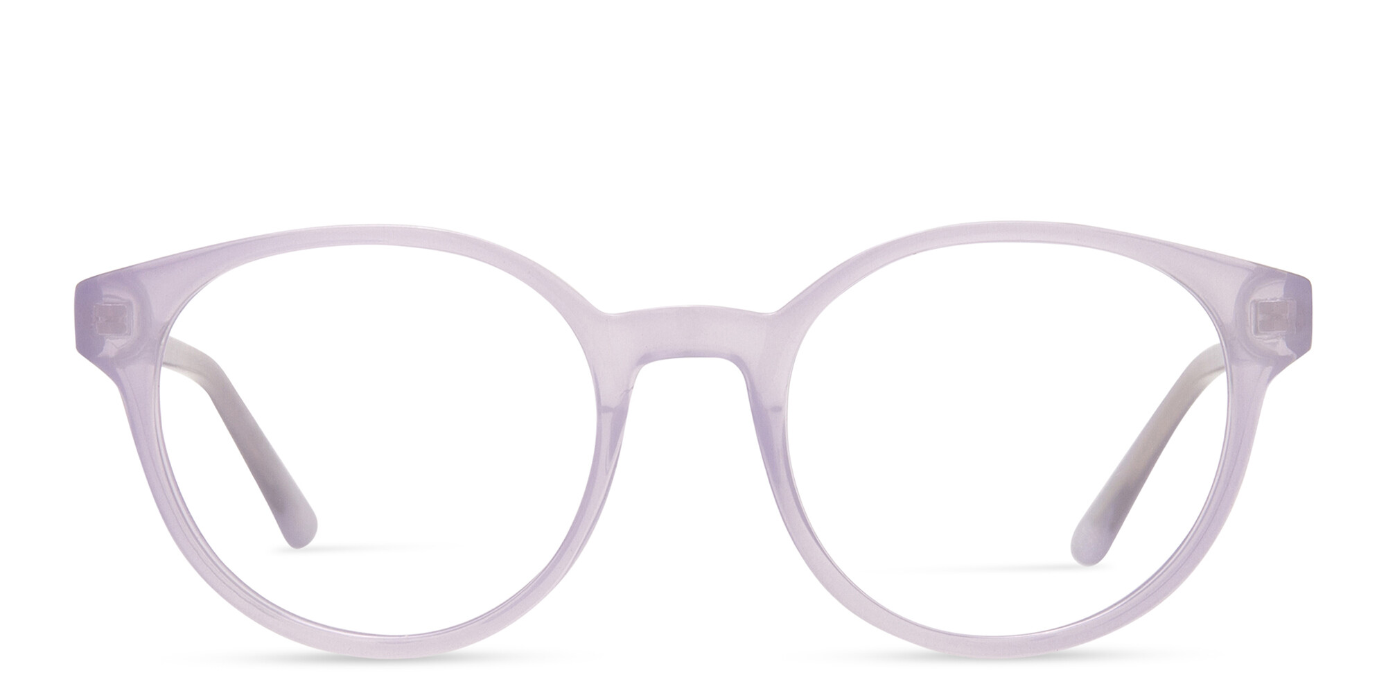 EYE'M Disney Jasmine Kids Round Eyeglasses in Lilac – Product Photo 1