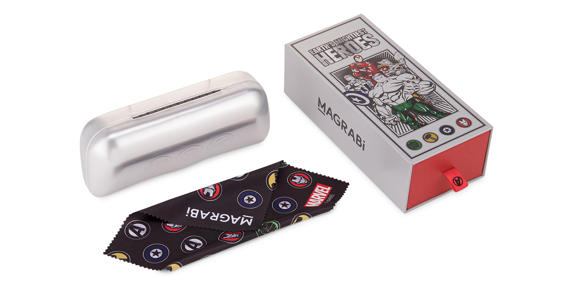 EYE'M Marvel Iron Man Kids Rectangle Eyeglasses in Black – Product Photo 5