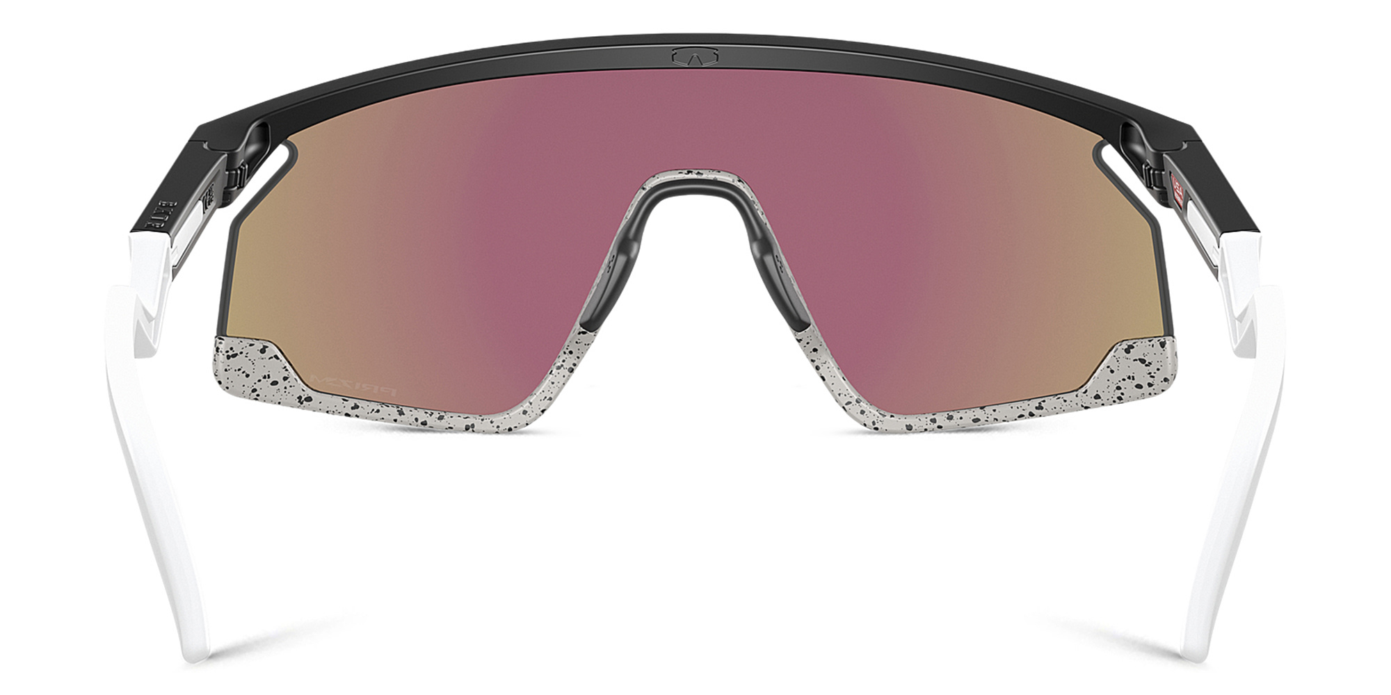 Oakley BXTR Unisex Half-Rim Mask Sunglasses in Matte Black – Product Photo 4