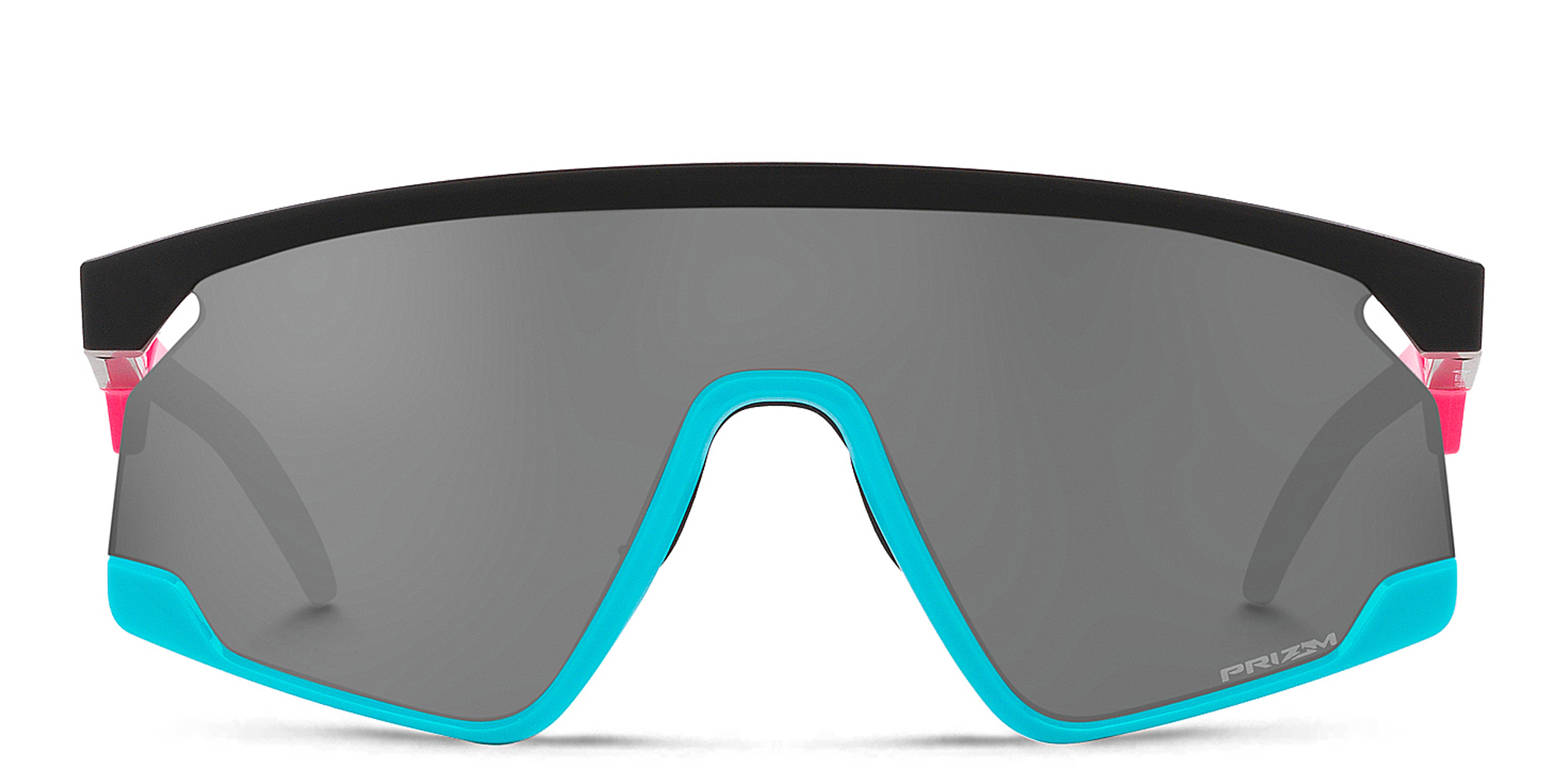 Shop Oakley Unisex Half-Rim Mask Sunglasses in Black online.