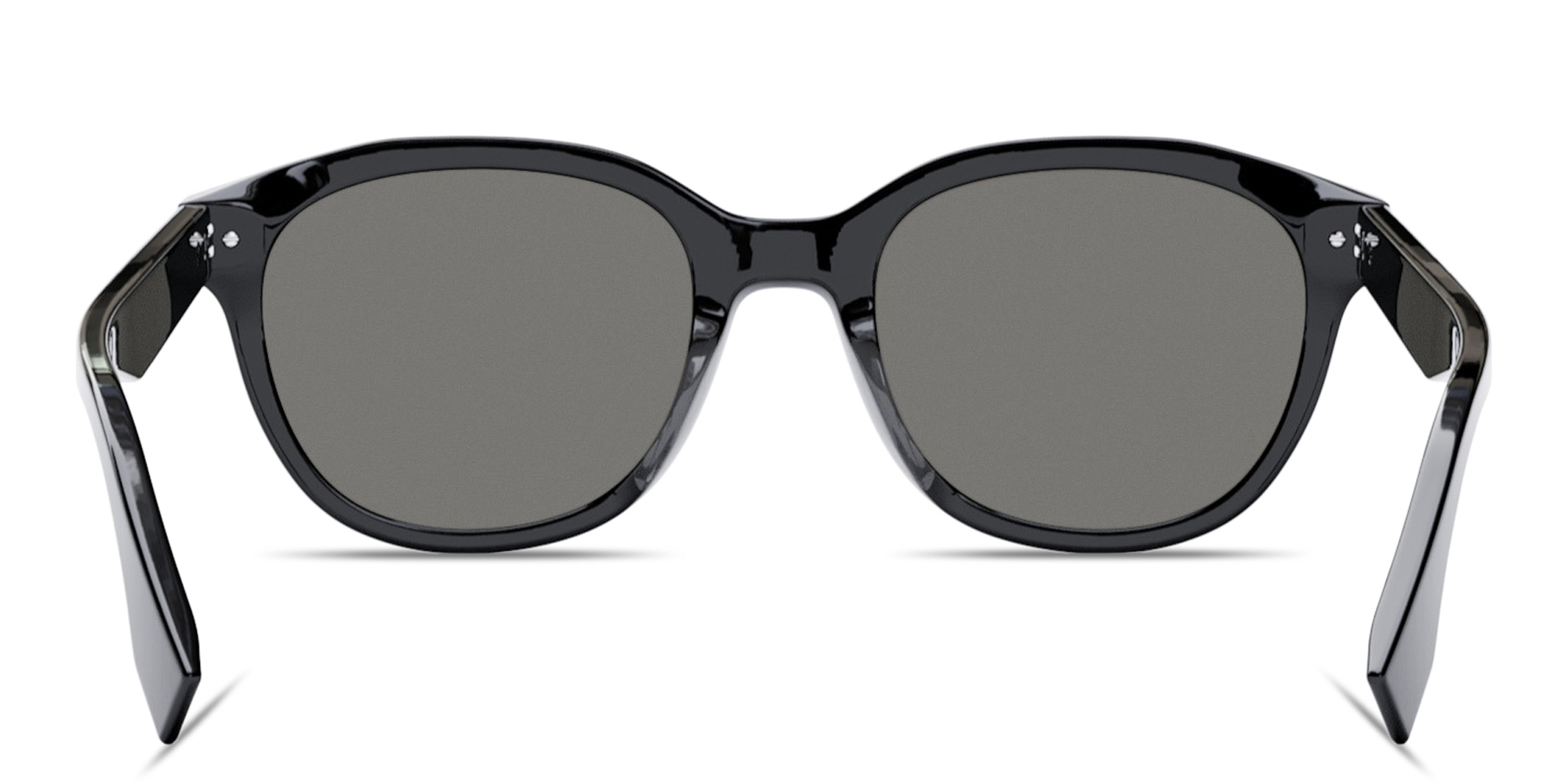 Shop FENDI Essential Round Sunglasses in Blue online.