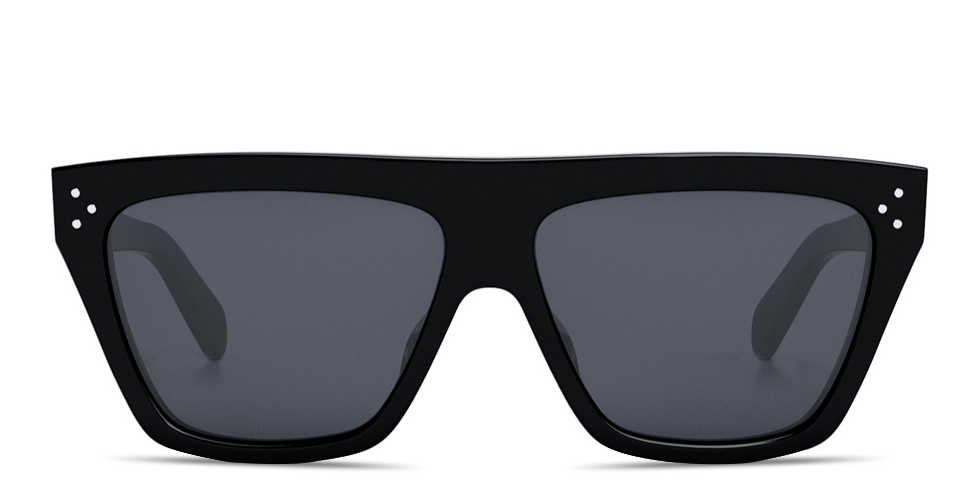 Shop CELINE CELINE 3 Dots Black Mask Sunglasses in Black online.
