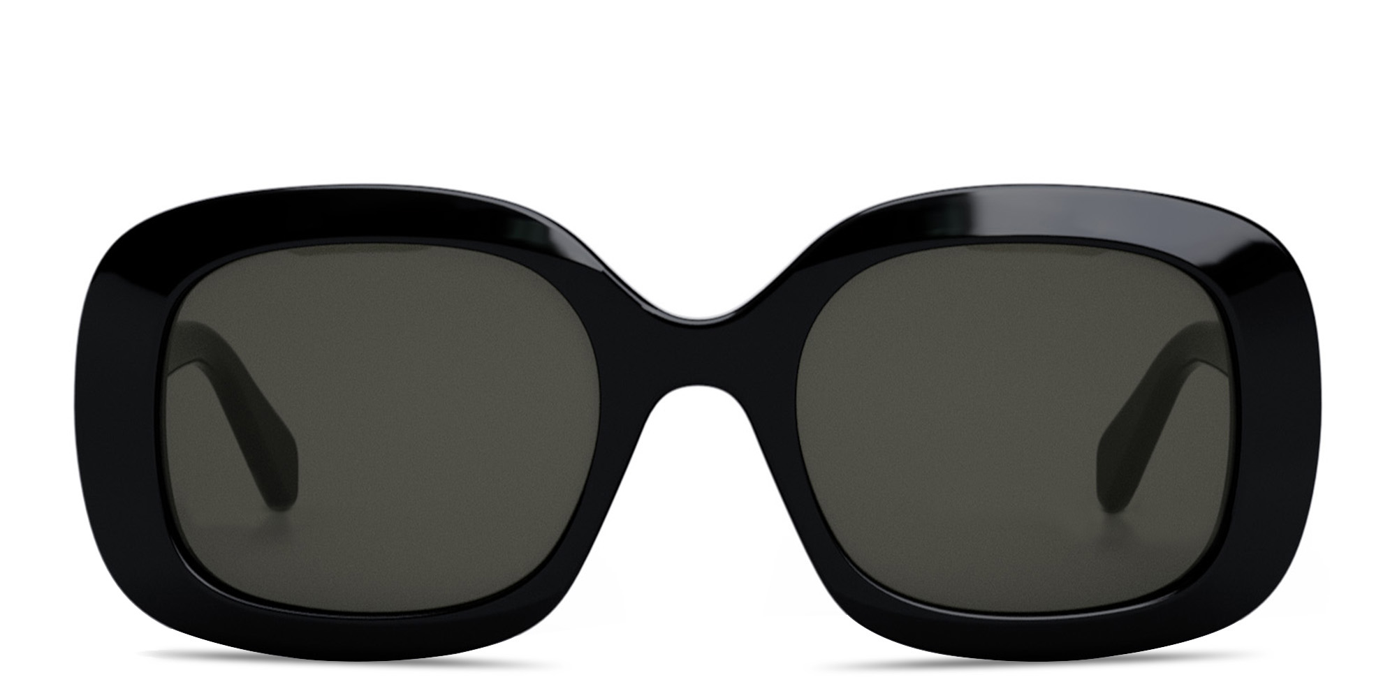 تسوق نظارات شمسية تريونف بإطار مربّع أسود اللون سيلين بلون أسود أونلاين.