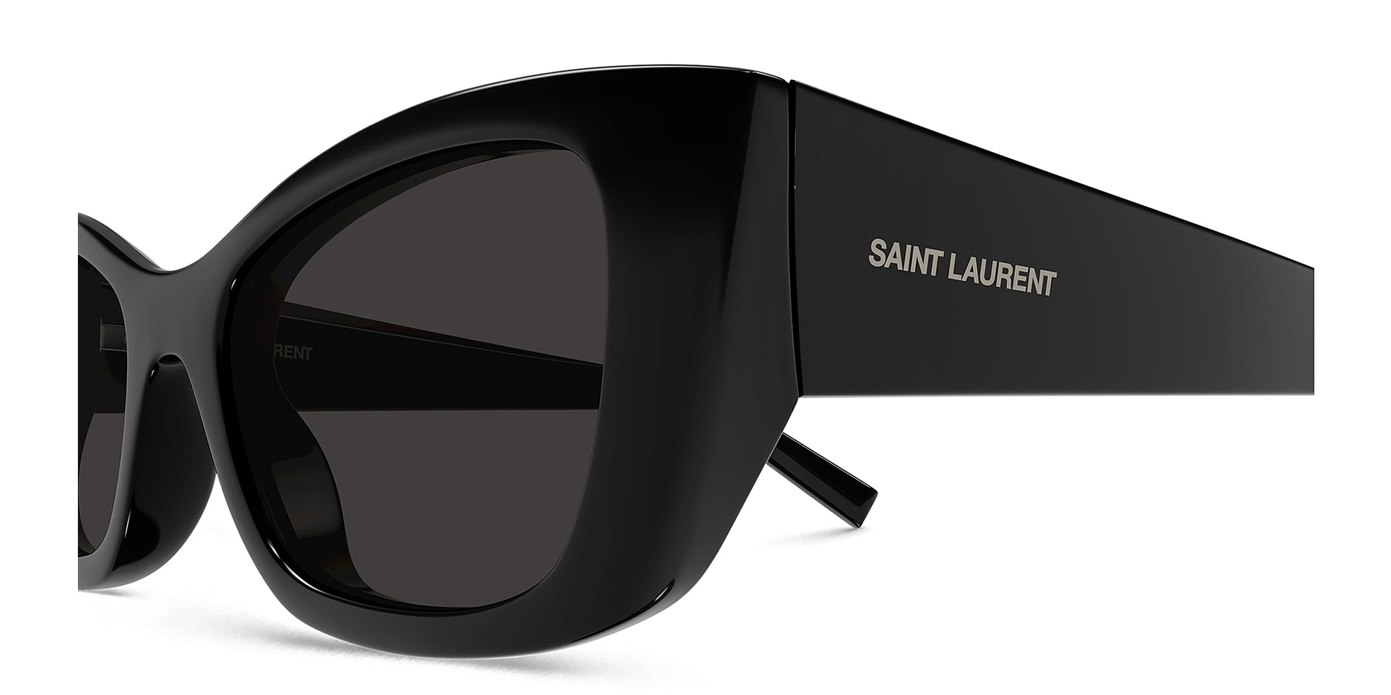 SAINT LAURENT Cat-Eye Sunglasses in Black – Product Photo 3