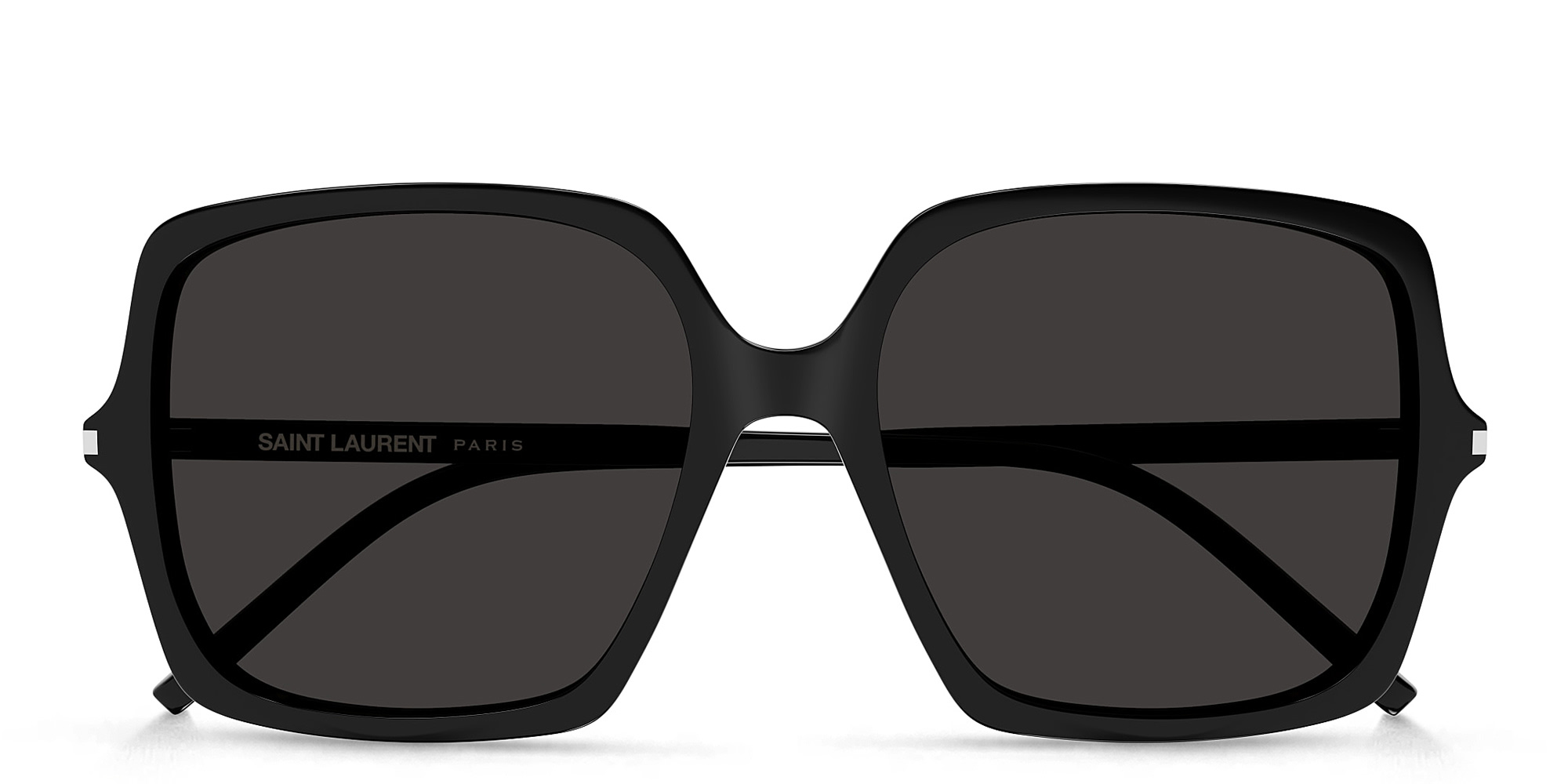 SAINT LAURENT Oversized Square Sunglasses in Black – Product Photo 1