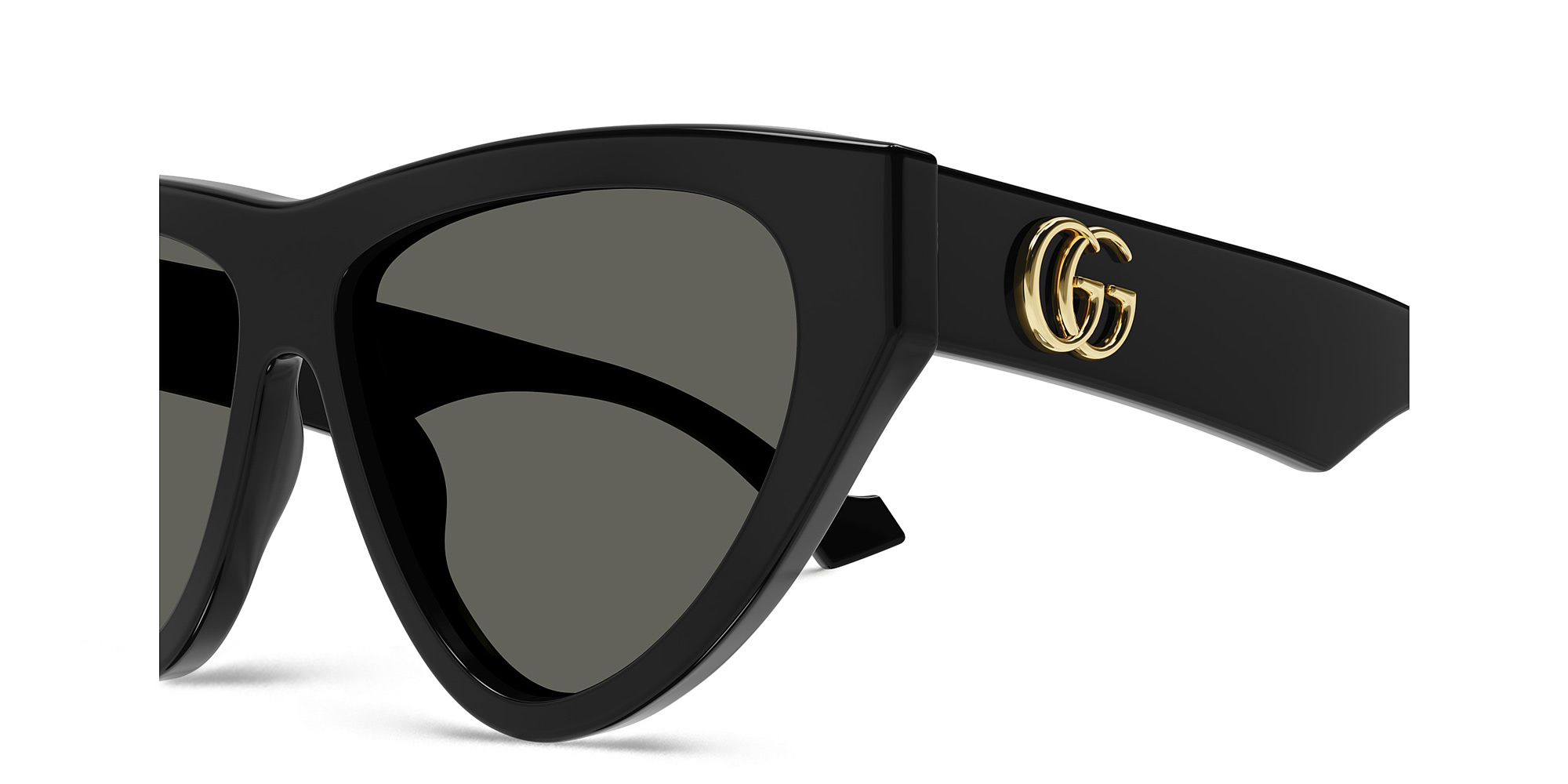 GUCCI Cat-Eye Sunglasses in Black – Product Photo 3