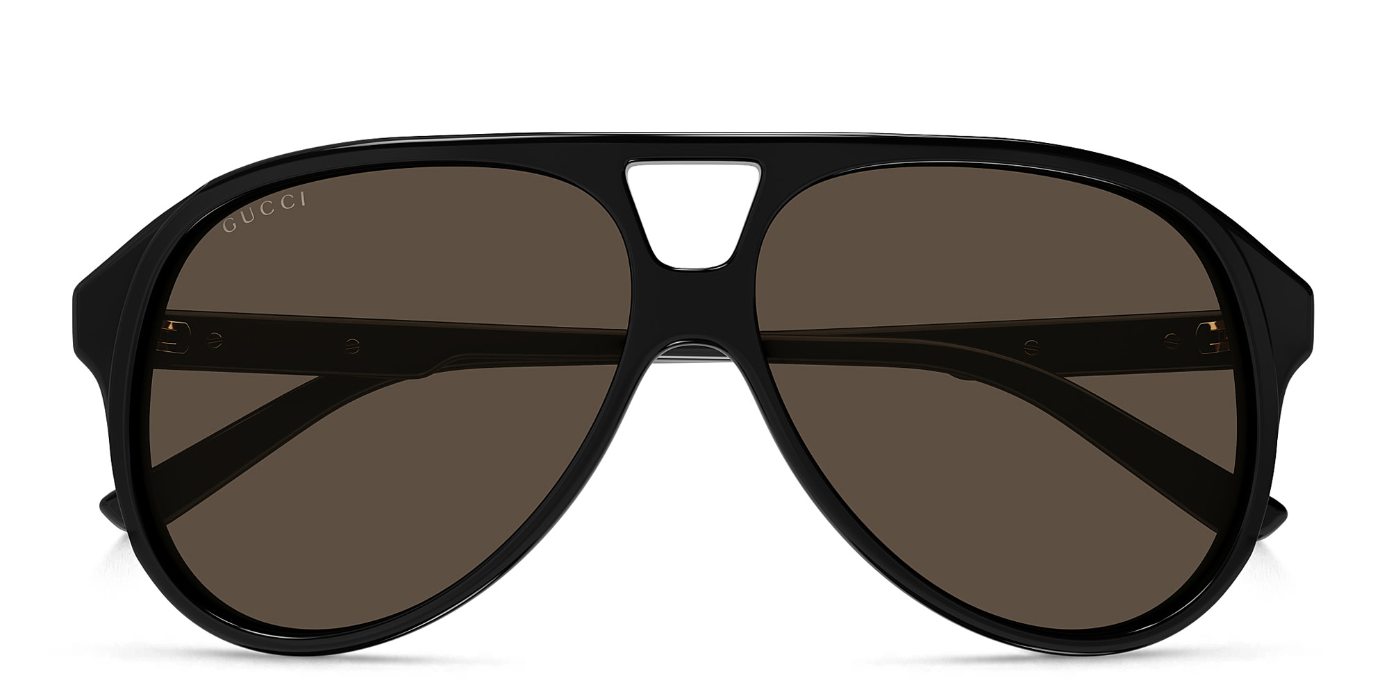 GUCCI Oversized Aviator Sunglasses in Black – Product Photo 1