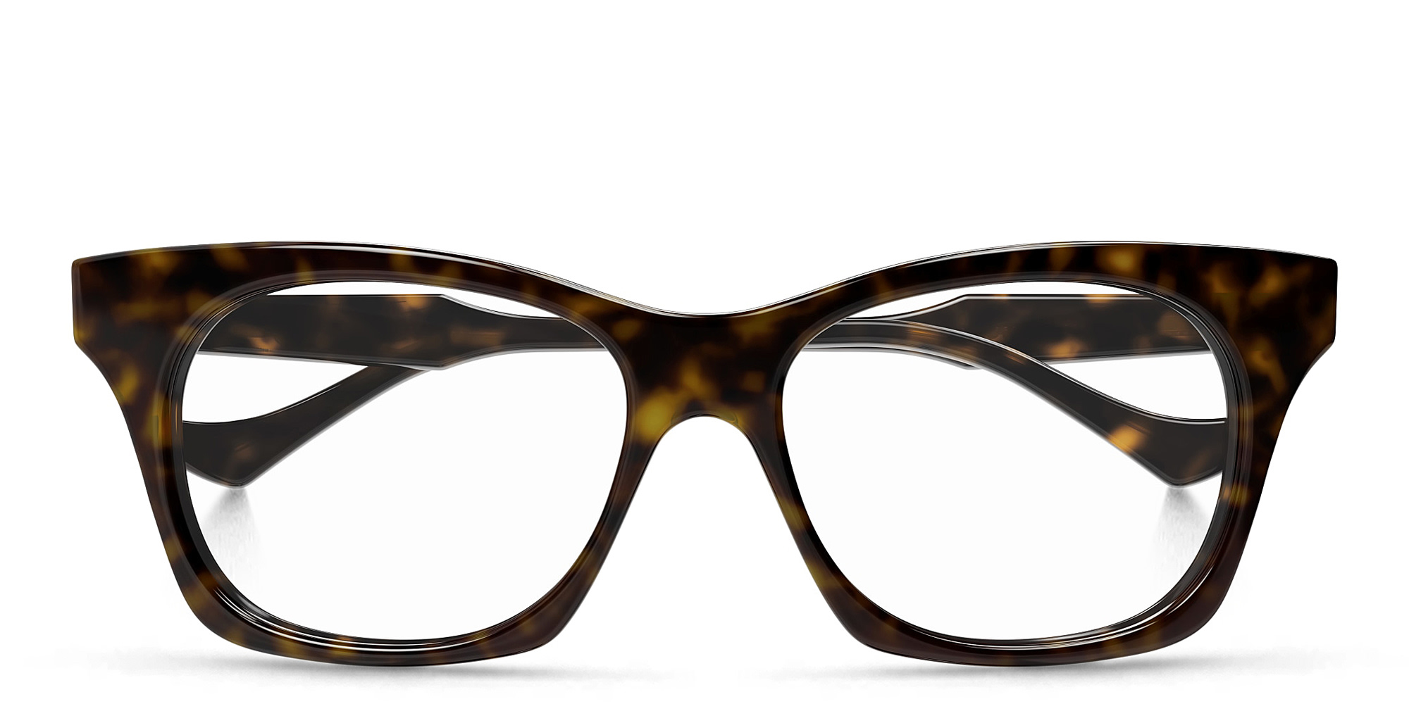 Shop GUCCI Wide Cat-Eye Eyeglasses in Havana online.