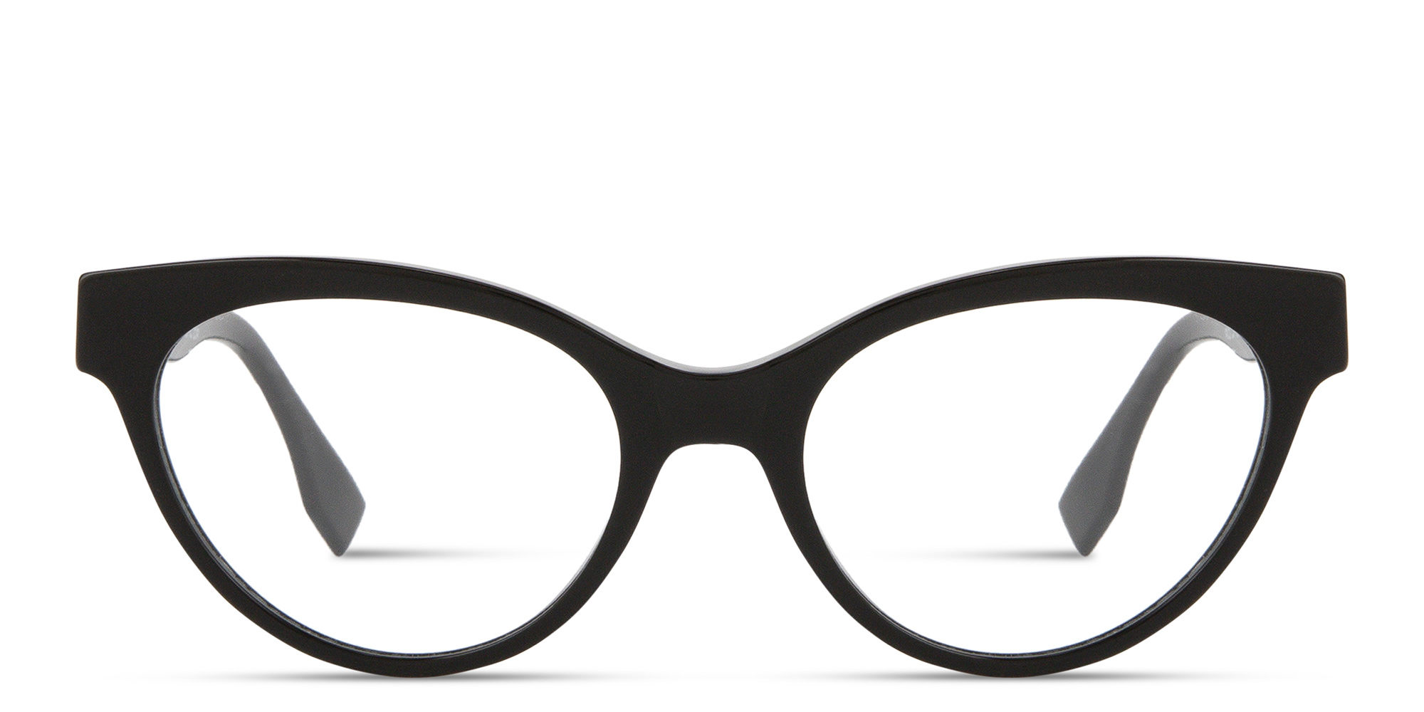 Shop FENDI O'Lock Cat-Eye Eyeglasses in Black online.