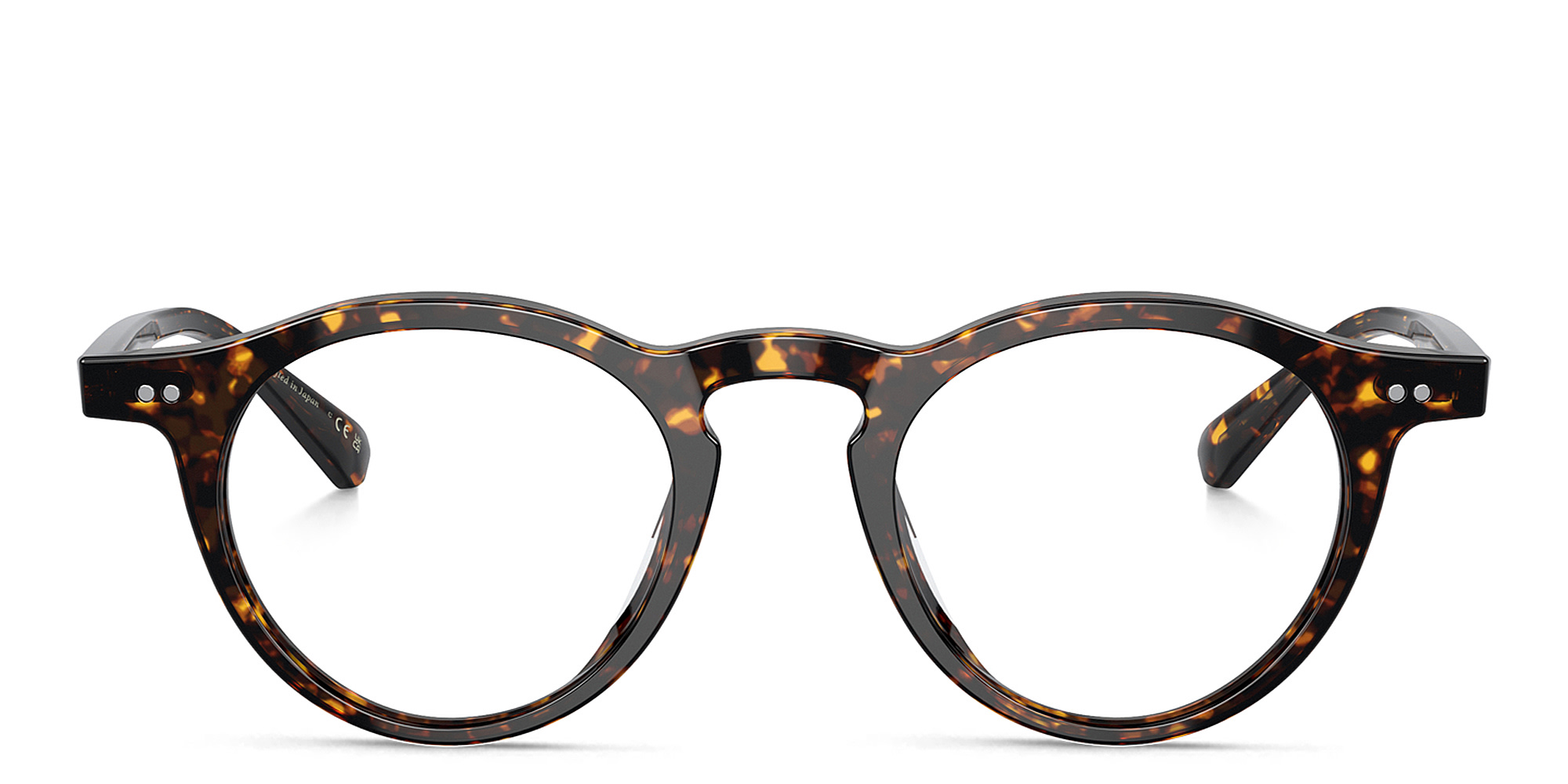 OLIVER PEOPLES OP-13 Unisex Round Eyeglasses in Tortoise – Product Photo 1