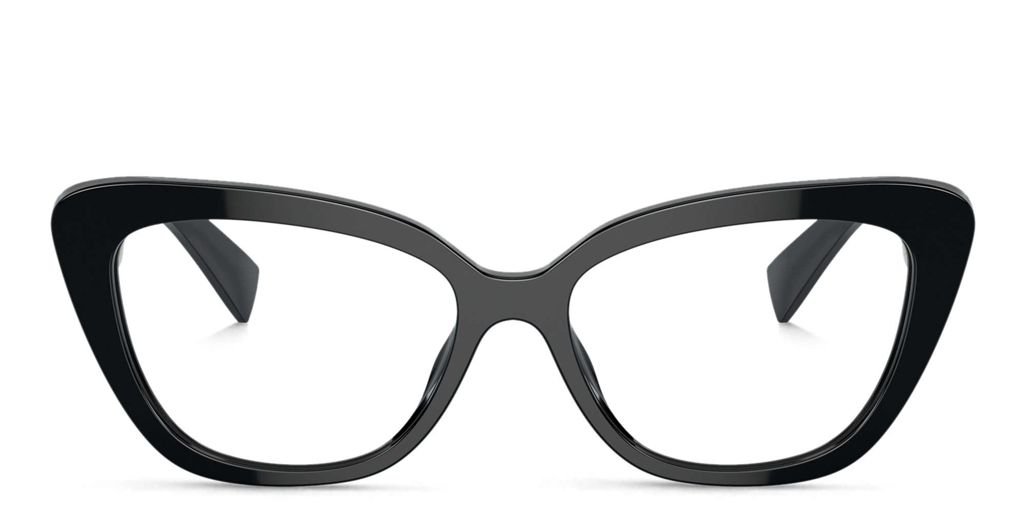 MIU MIU Wide Cat-Eye Eyeglasses in Black – Product Photo 1