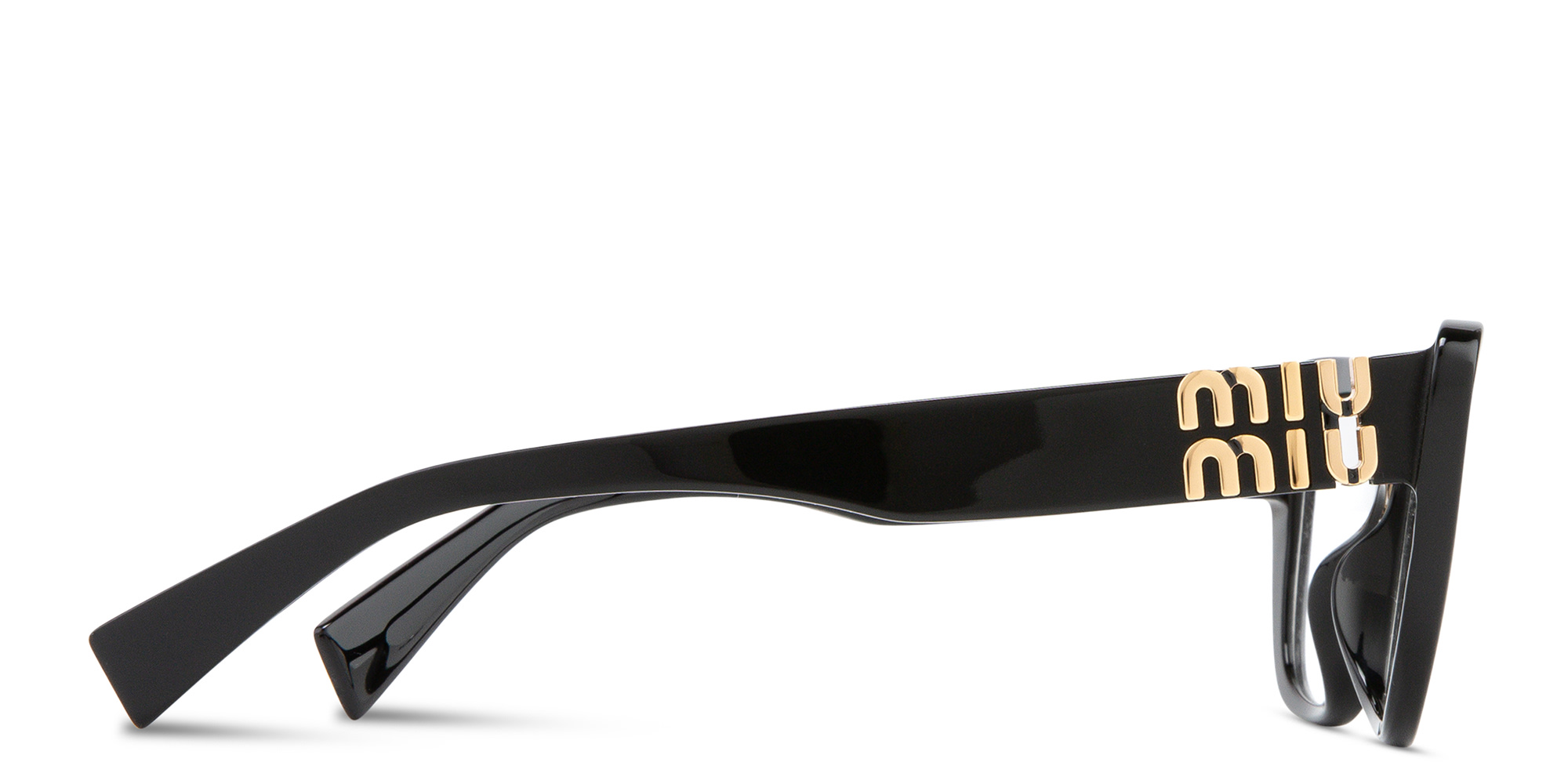 نظارات طبية طراز كات آي من ميو ميو بلون أسود - صورة المنتج 3