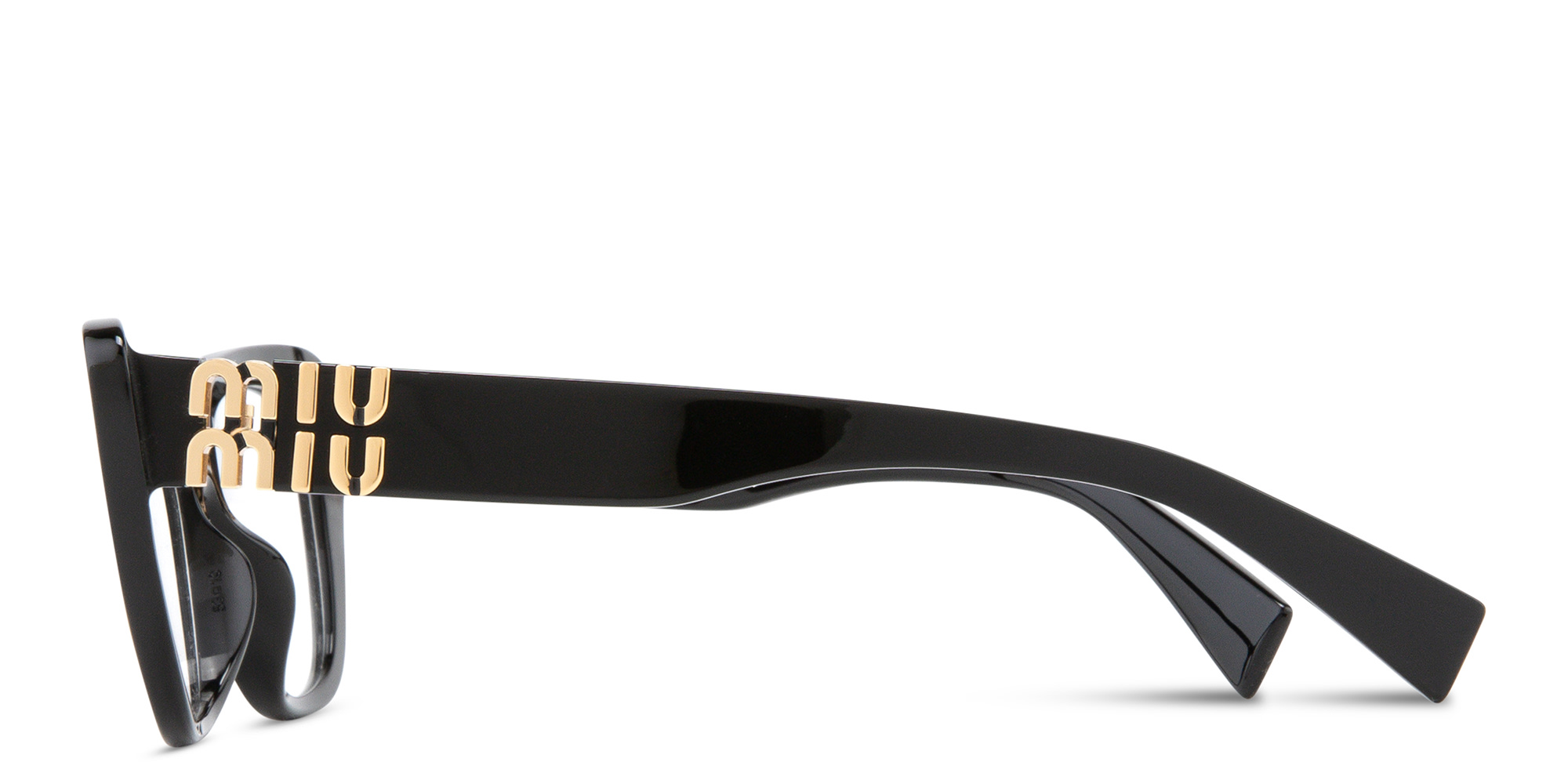 نظارات طبية طراز كات آي من ميو ميو بلون أسود - صورة المنتج 4