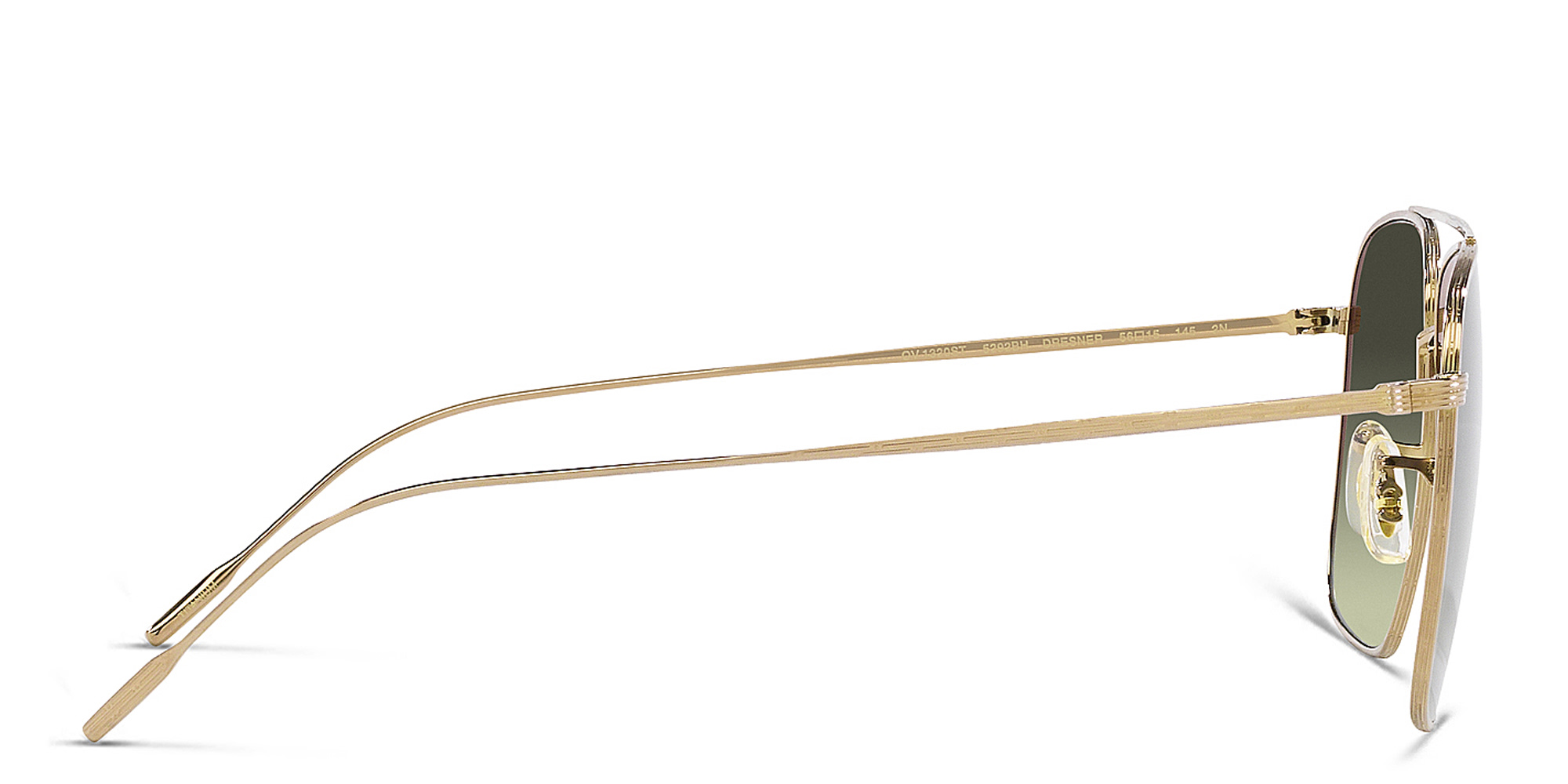 Shop OLIVER PEOPLES Unisex Pilot Sunglasses in Gold online.