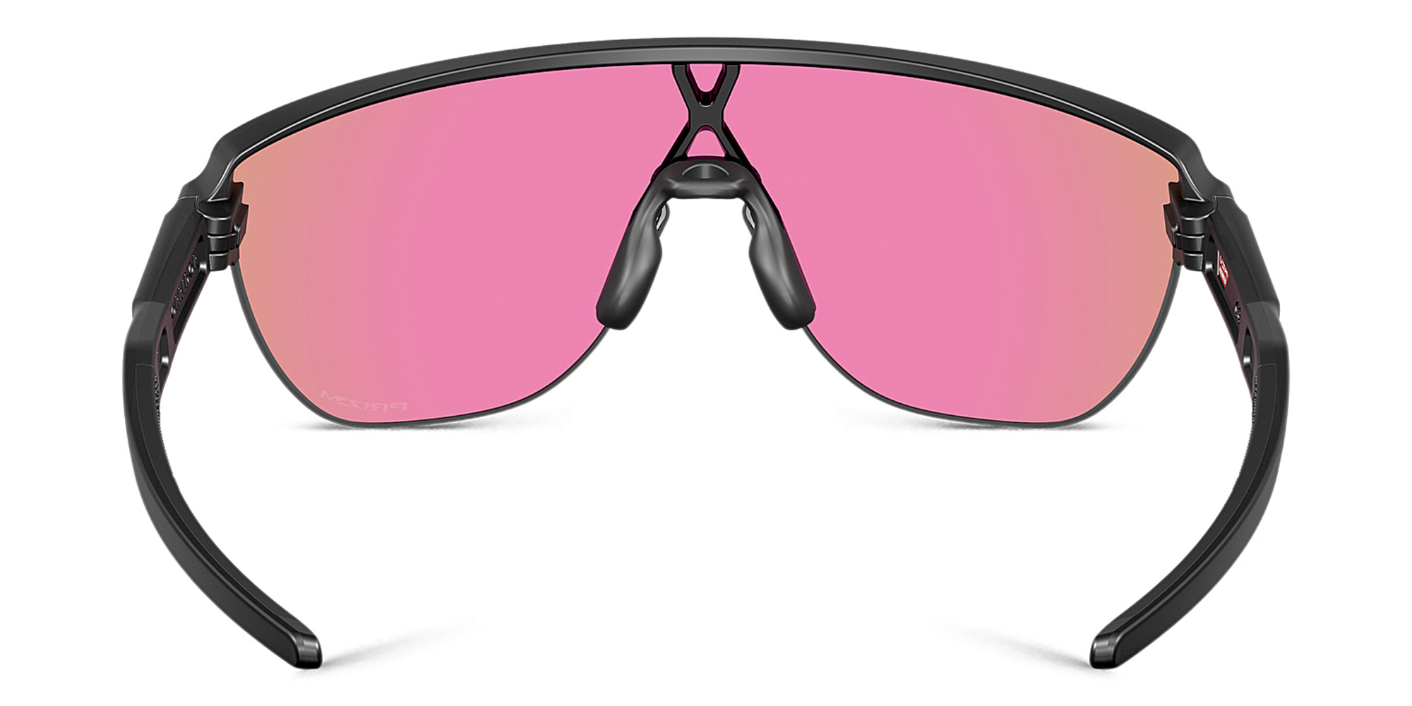 تسوق نظارات شمسية قناع بنصف إطار على شكل قناع اوكلي بلون أسود مطفي أونلاين.