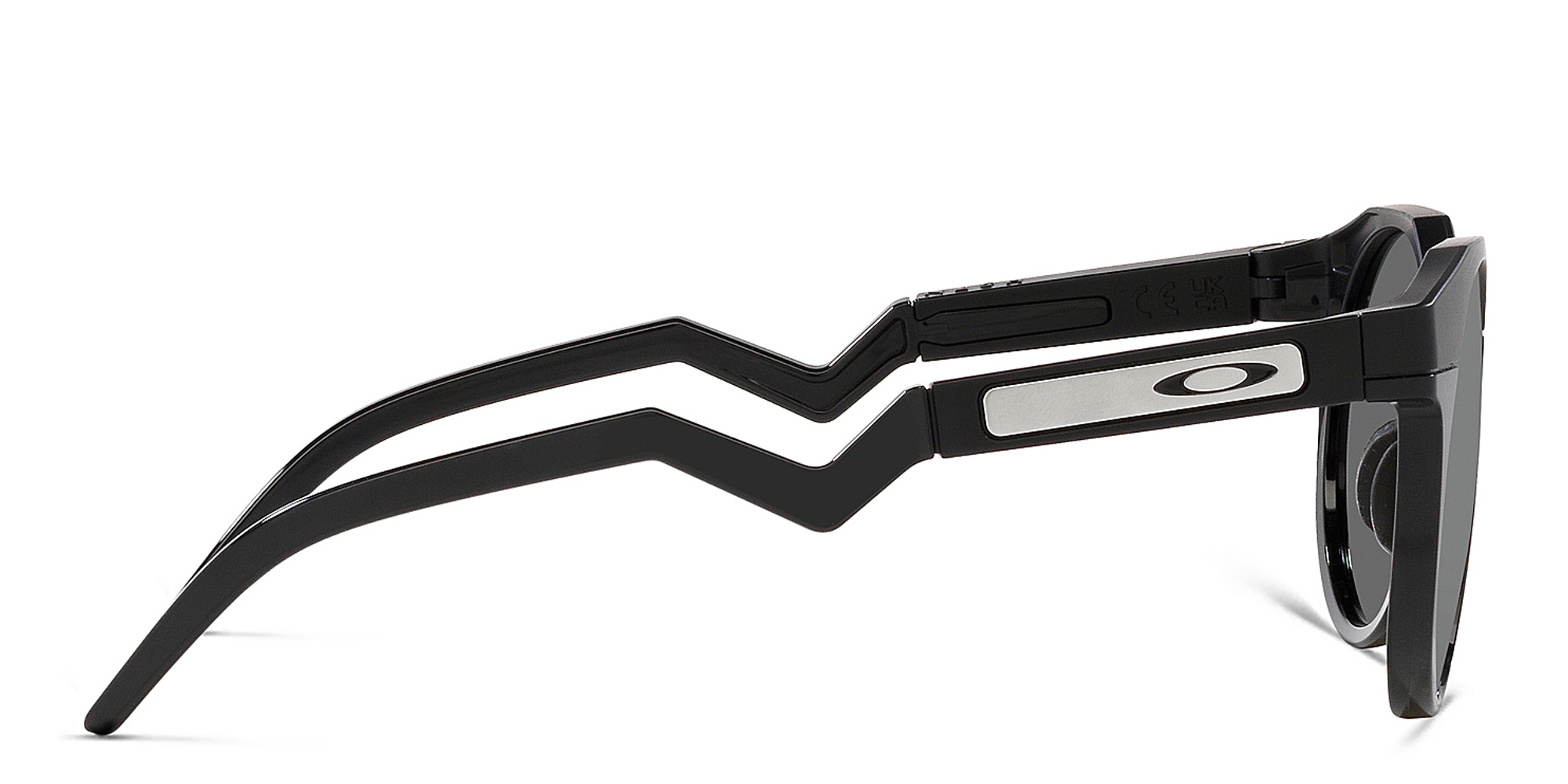 Shop Oakley HSTN Round Sunglasses in Matte Black online.