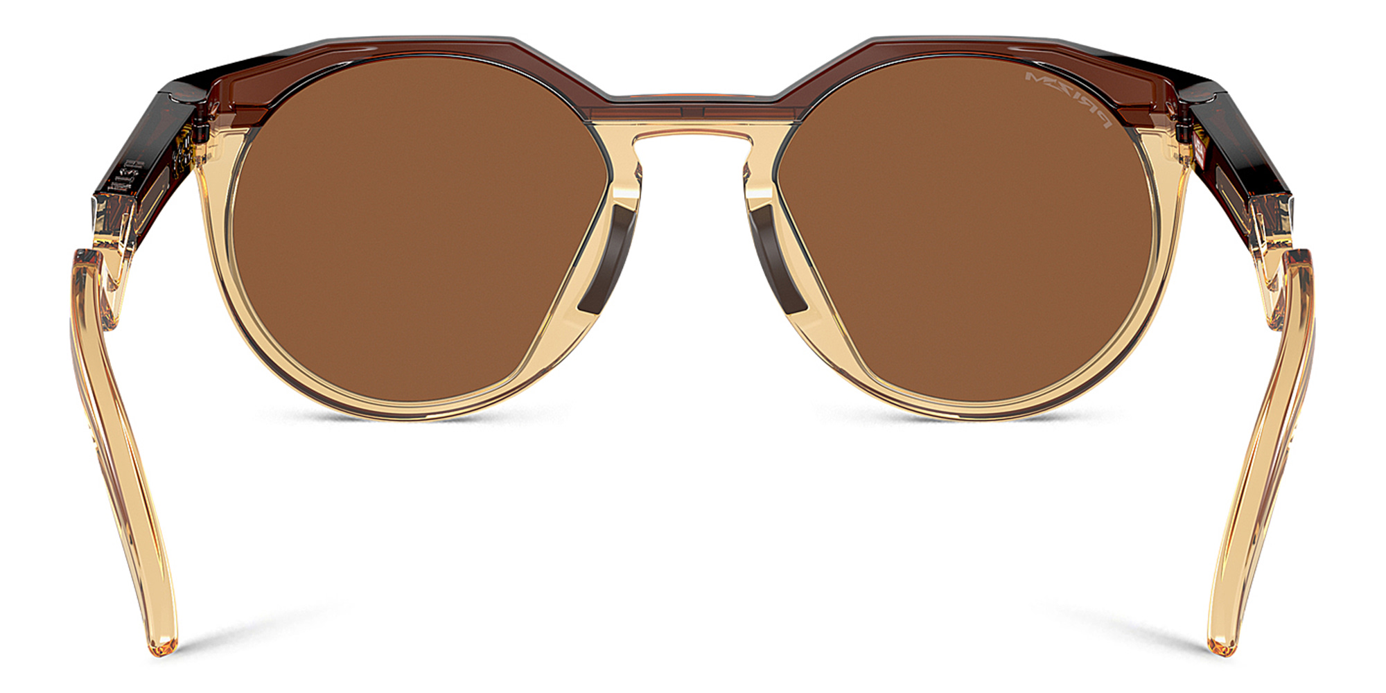Shop Oakley HSTN Round Sunglasses in Brown online.
