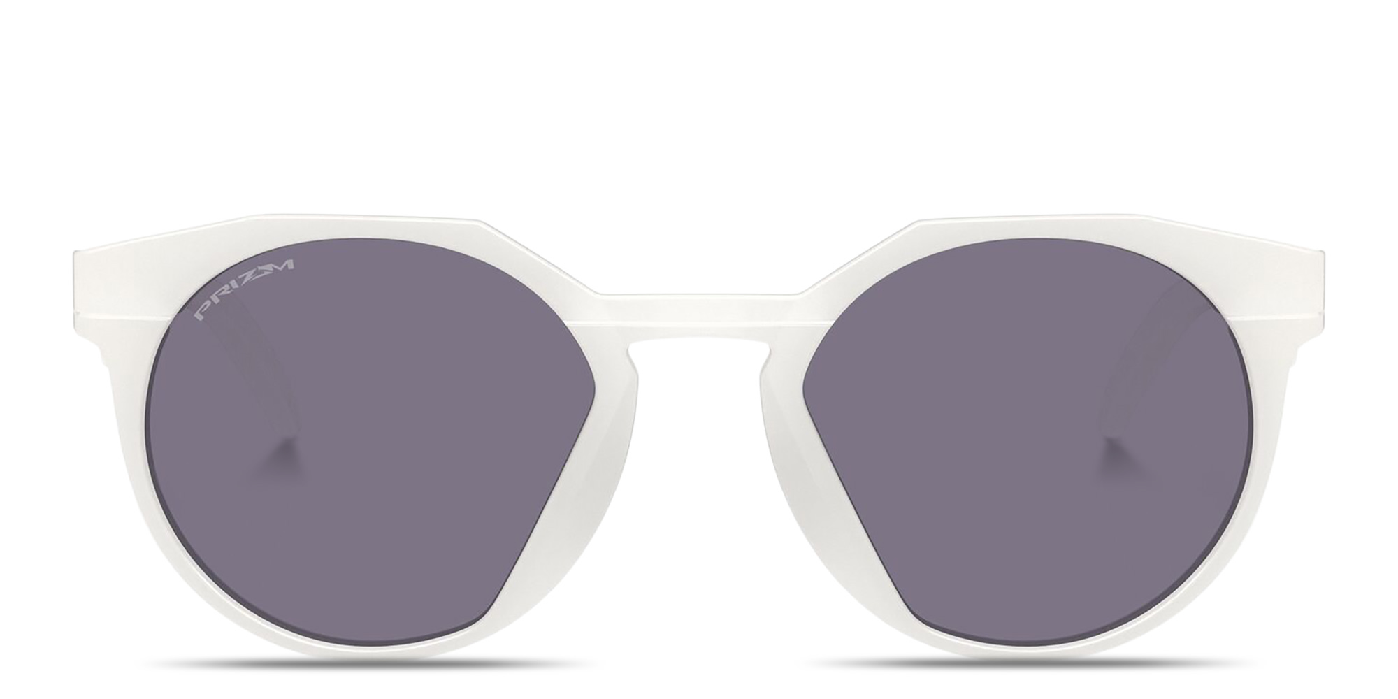 Oakley HSTN Round Sunglasses in White – Product Photo 1