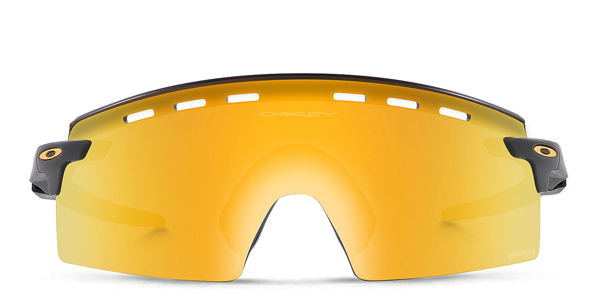 Shop Oakley Rimless Mask Sunglasses in Matte Carbon online.