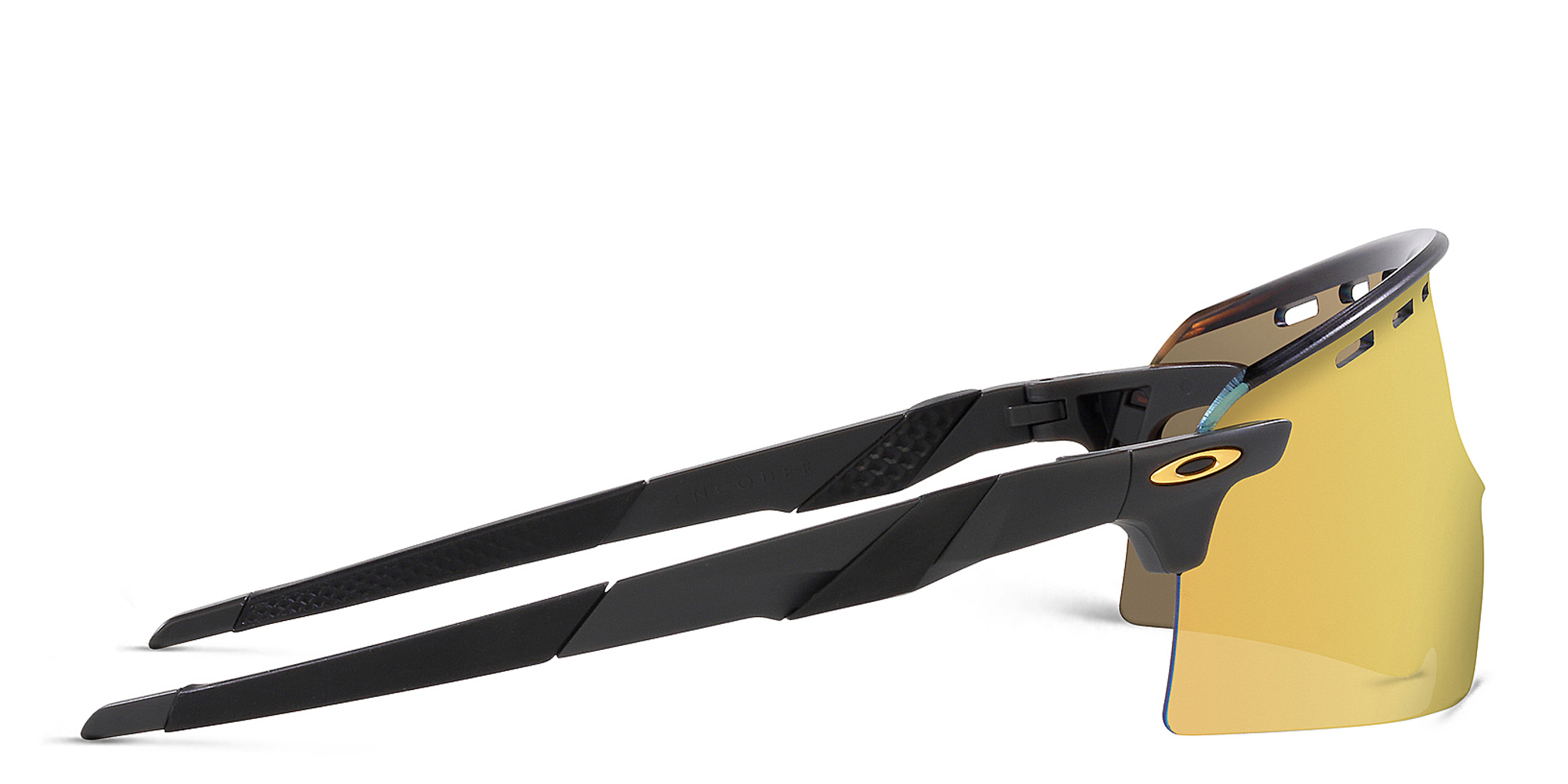 Shop Oakley Rimless Mask Sunglasses in Matte Carbon online.