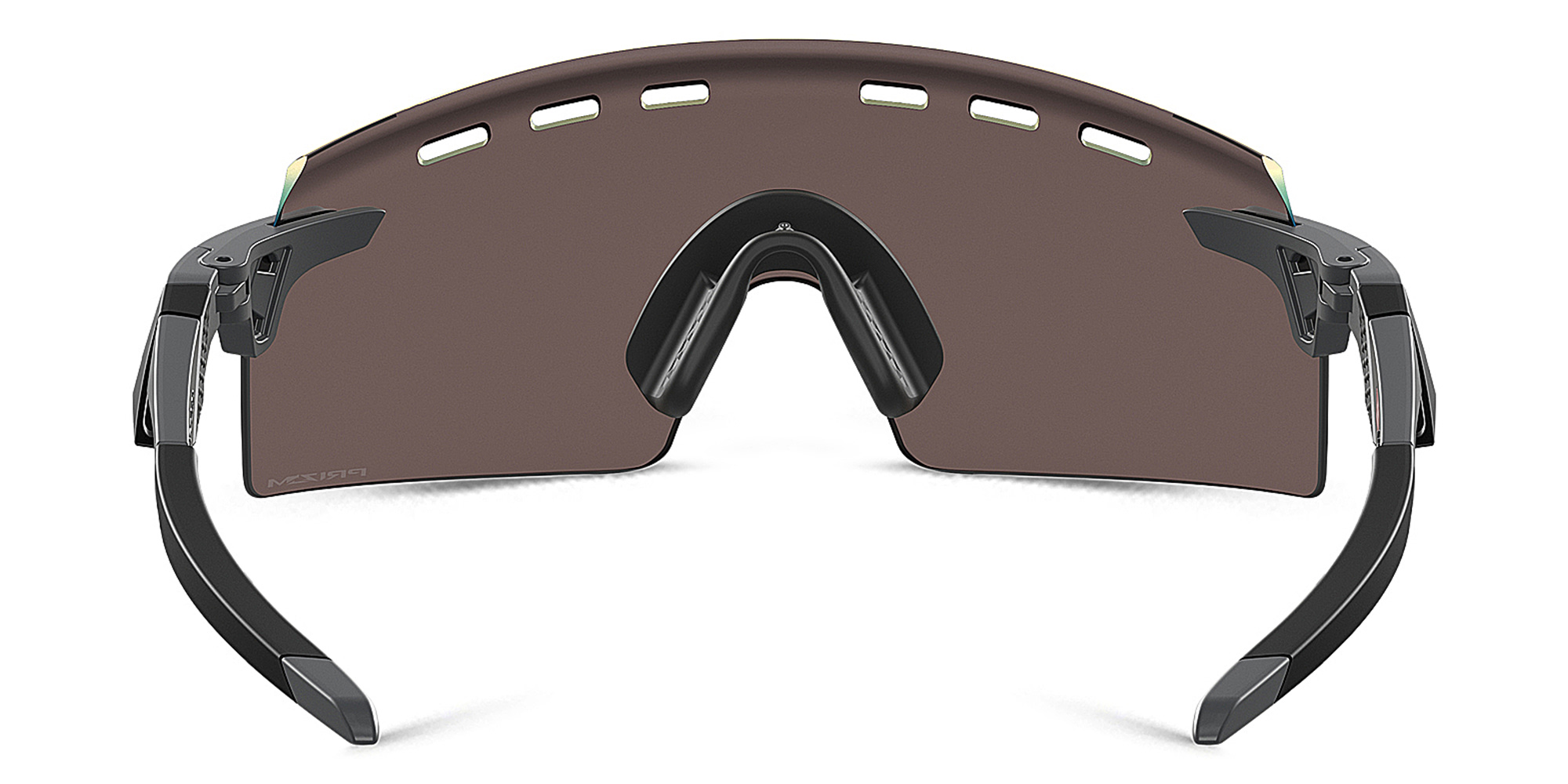 Shop Oakley Rimless Mask Sunglasses in Matte Carbon online.
