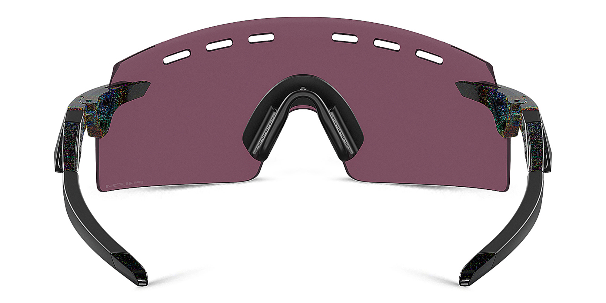 Shop Oakley Rimless Mask Sunglasses in Dark Galaxy online.