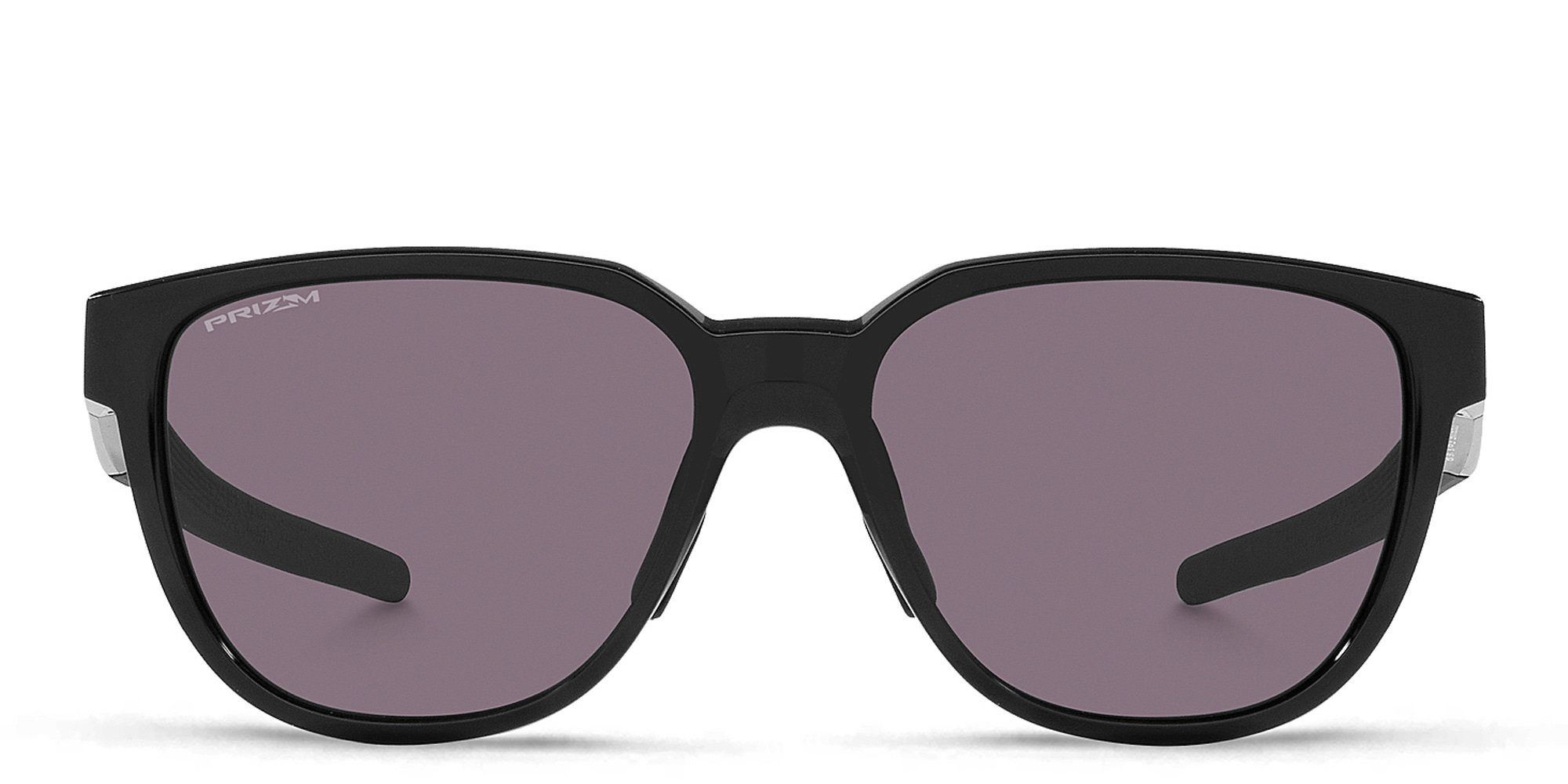 Shop Oakley Rectangle Sunglasses in Polished Black online.