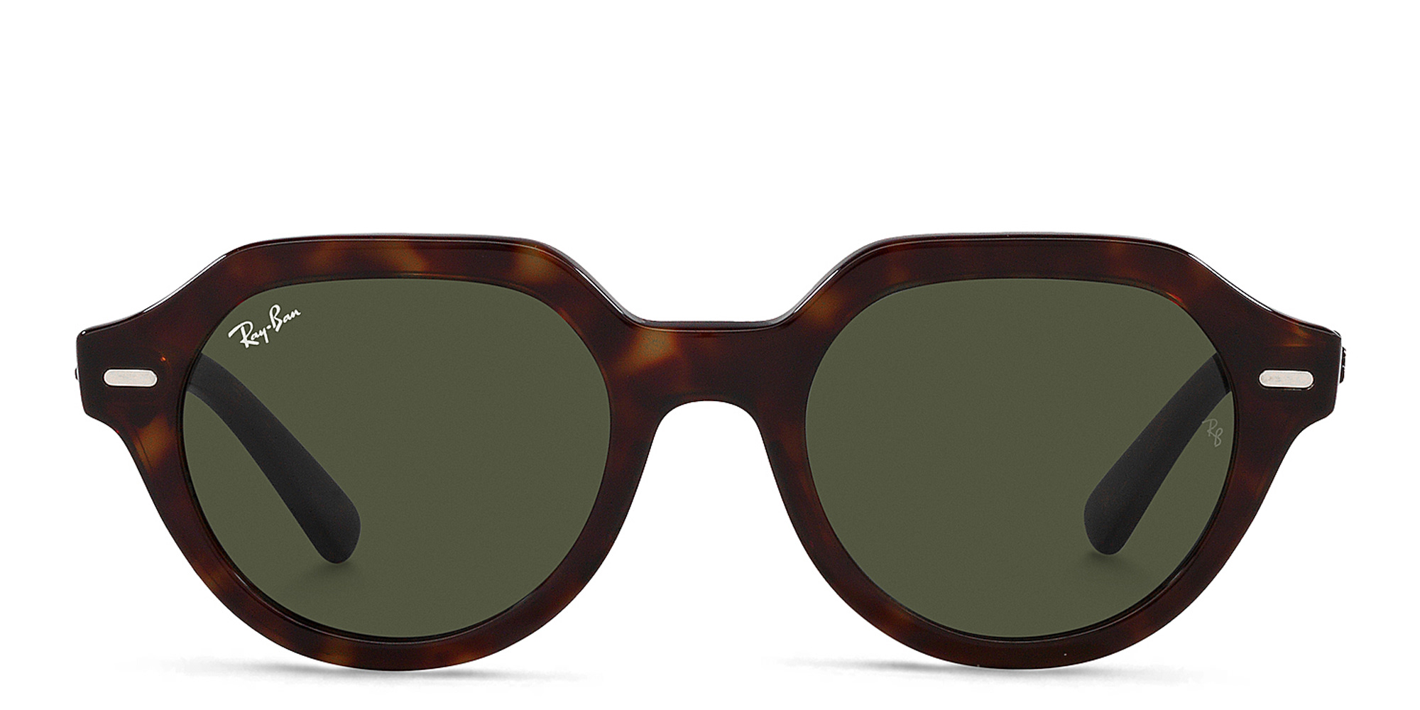 Shop Ray-Ban Unisex Square Sunglasses in Havana online.