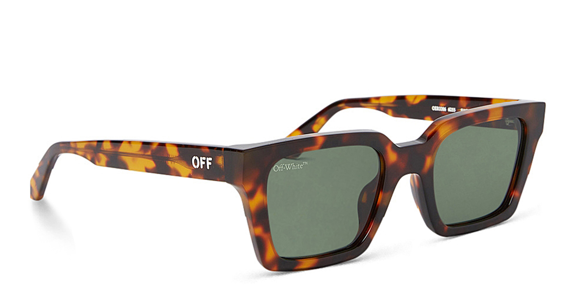 Shop OFF WHITE Palermo Unisex Square Sunglasses in Havana online.
