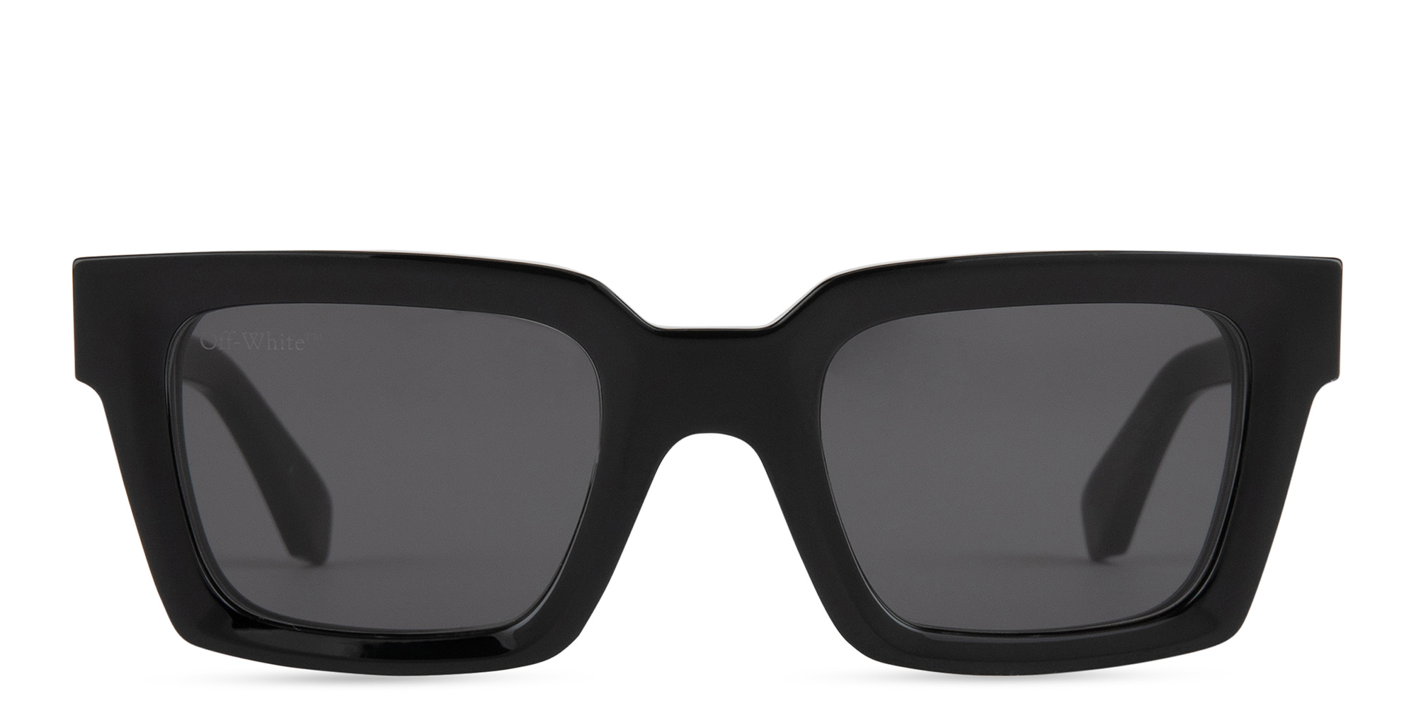 نظارات طبية كليب أون بإطار مربّع للجنسين من أوف وايت بلون أسود - صورة المنتج 4