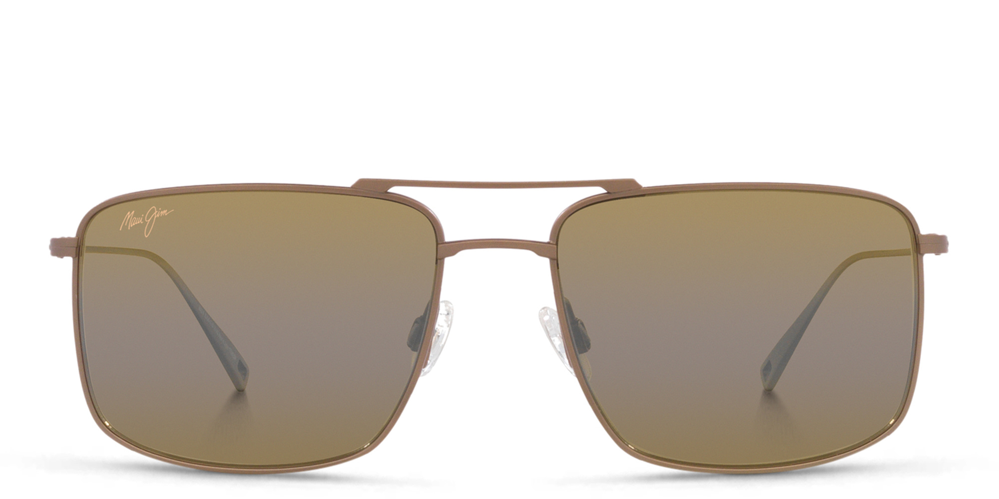 Shop Maui Jim Aeko Square Sunglasses in Brown online.
