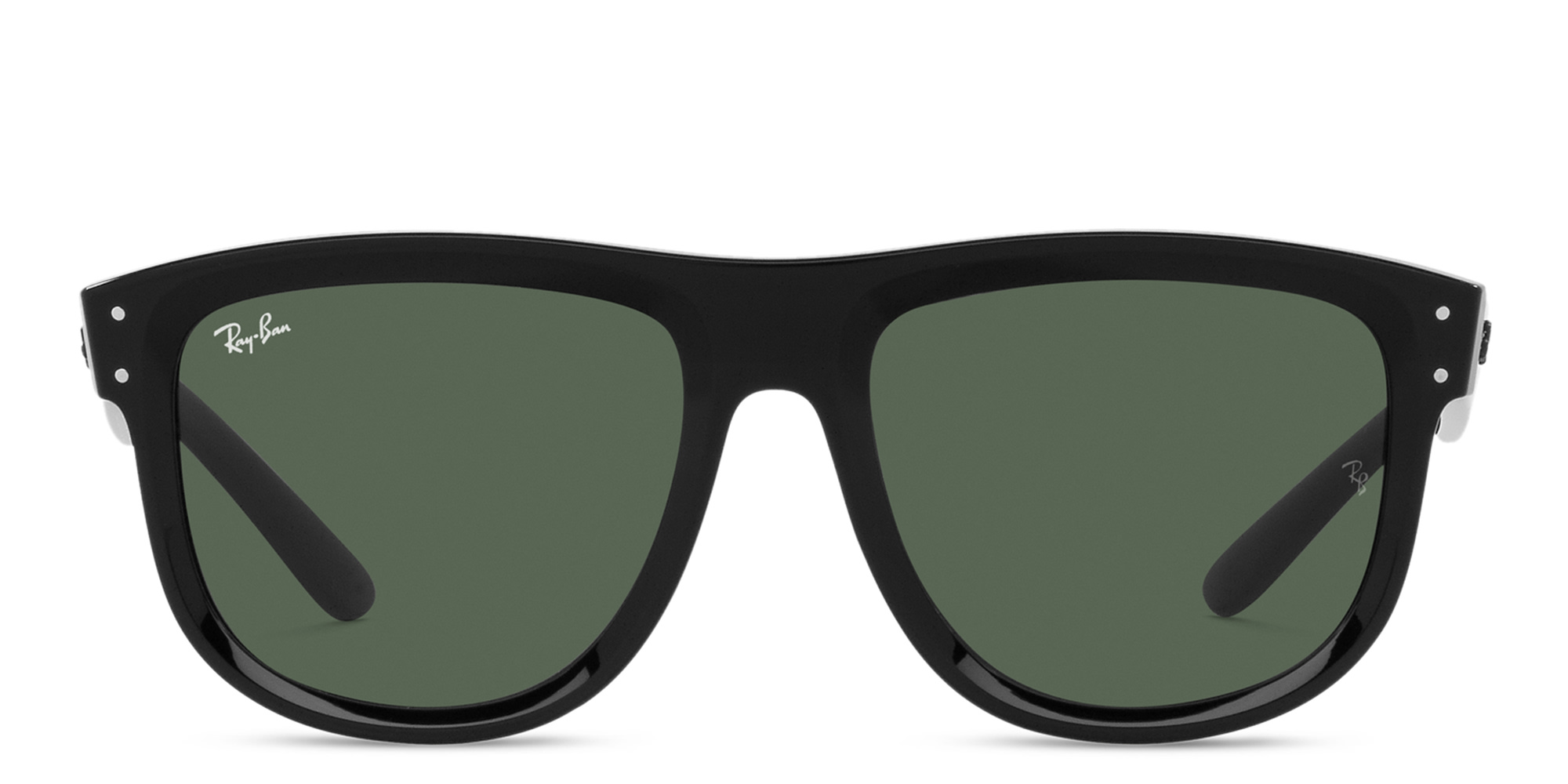 Shop Ray-Ban Reverse Unisex Square Sunglasses in Black online.
