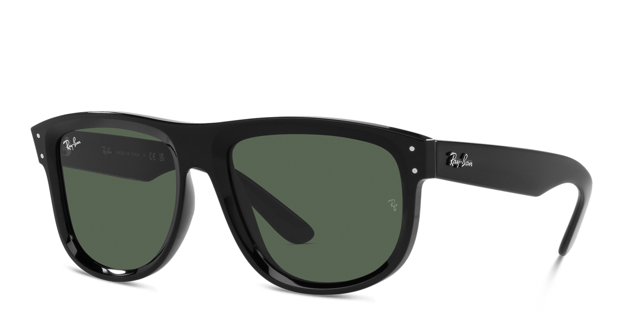 Shop Ray-Ban Reverse Unisex Square Sunglasses in Black online.