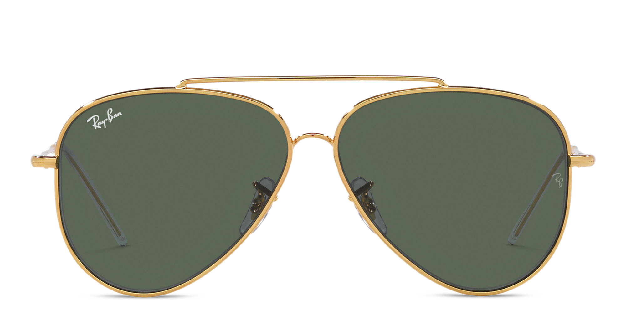Ray-Ban Reverse Unisex Pilot Sunglasses in Gold – Product Photo 1