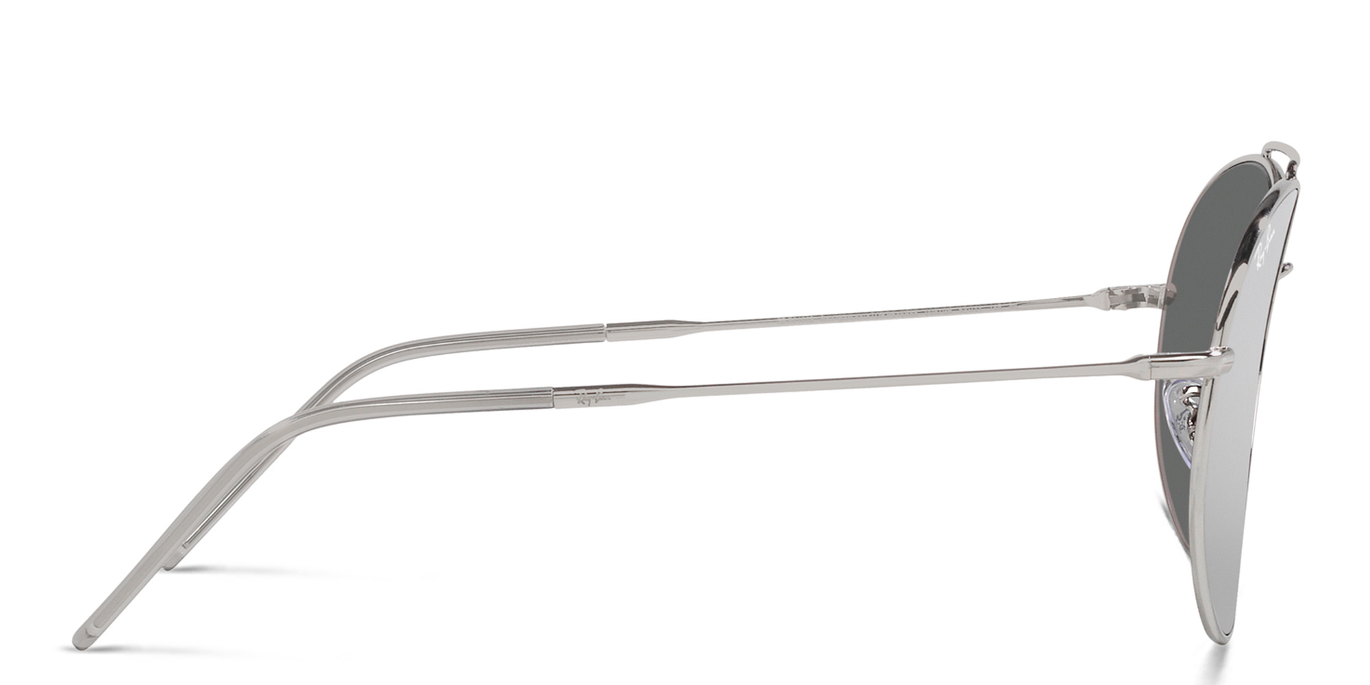 Ray-Ban Reverse Unisex Pilot Sunglasses in Silver – Product Photo 3