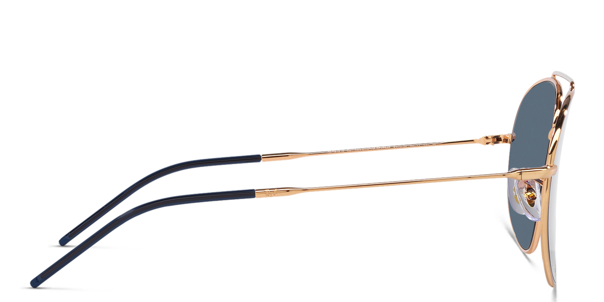 Ray-Ban Reverse Unisex Pilot Sunglasses in Rose Gold – Product Photo 3